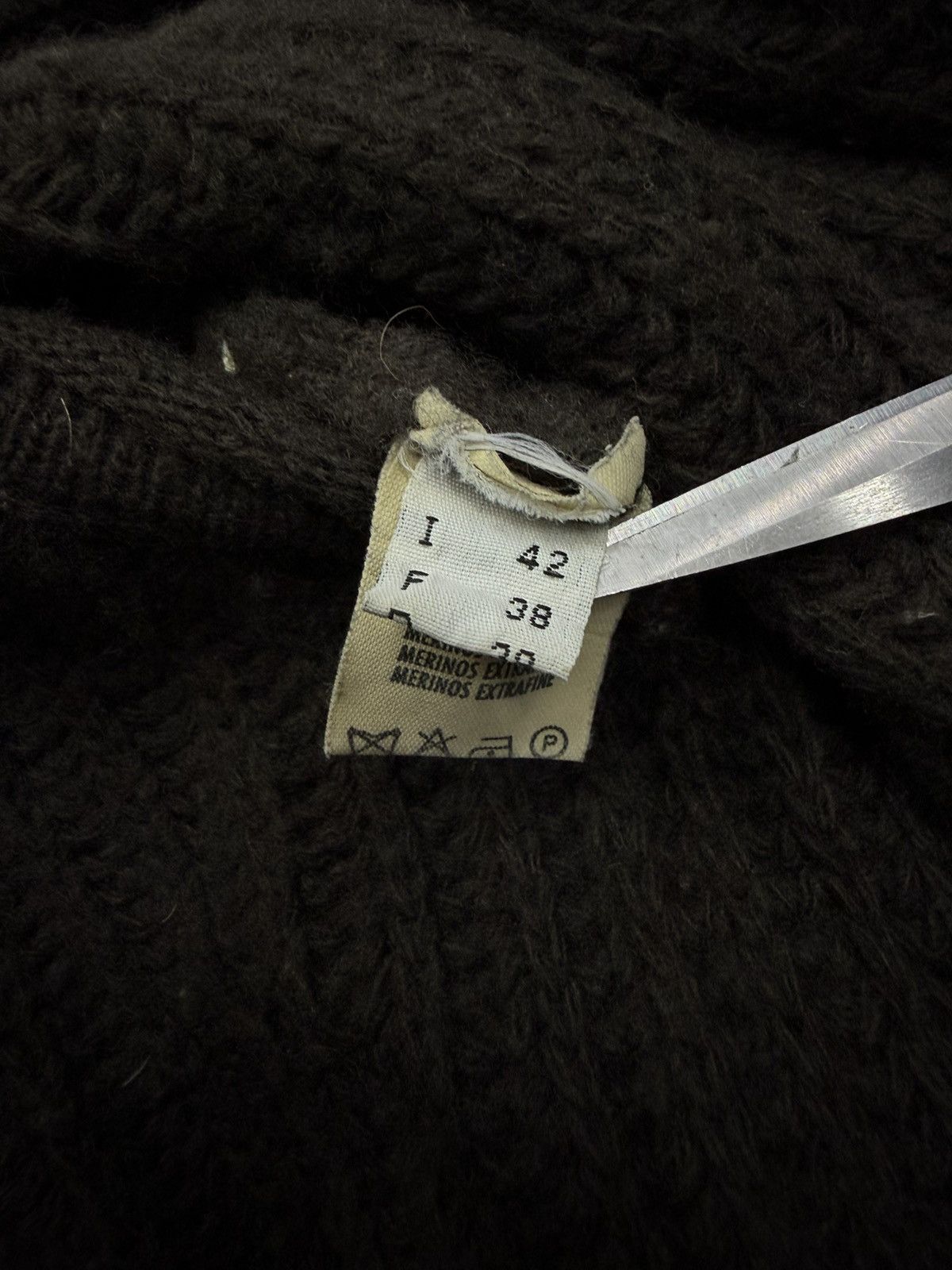 Rick Owens Rick Owens FW 2004 Queen Long Wool Cardigan Knitted Archive Size US L / EU 52-54 / 3 - 7 Thumbnail
