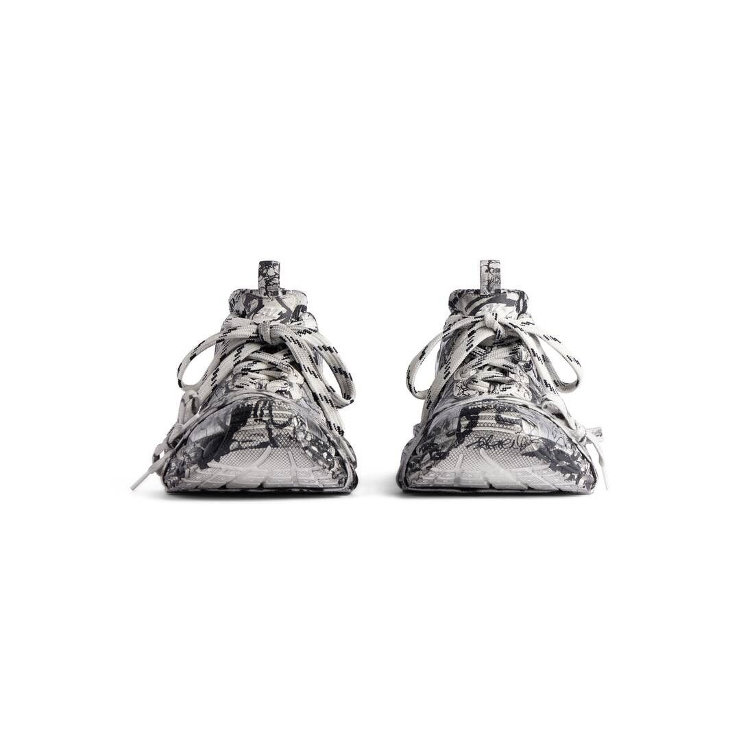 Balenciaga o1la1rc1a0925 3XL Extreme Graffiti Sneakers in Black/White Size US 6 / IT 36 - 3 Thumbnail