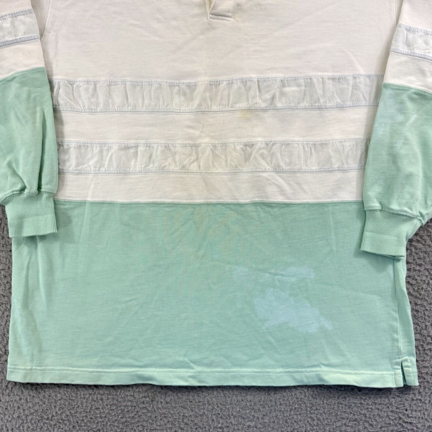 Vintage VINTAGE St John's Bay Shirt Mens XL Striped Long Sleeve Rugby 90s Polo Striped Size US XL / EU 56 / 4 - 2 Thumbnail