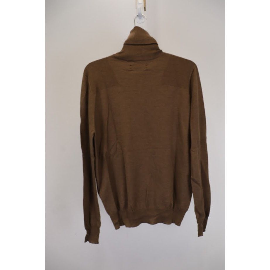 Amiri o1rshd1 Fitted Wool Turtleneck in Brown Size US M / EU 48-50 / 2 - 8 Thumbnail