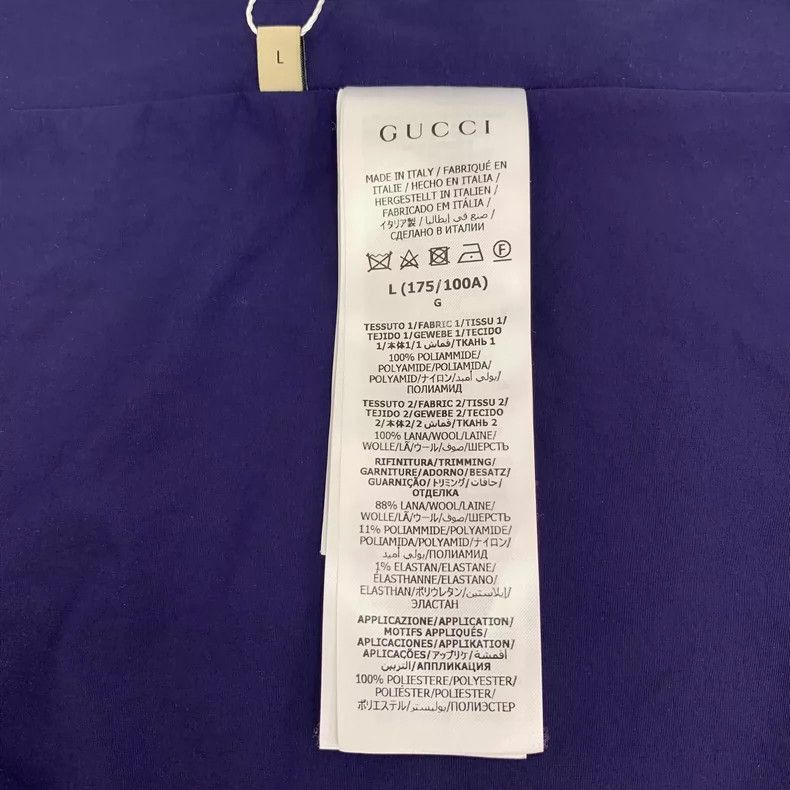 Gucci Gucci Color Blocked Embroidered Zip-Up Jacket-2506 Size US L / EU 52-54 / 3 - 6 Thumbnail