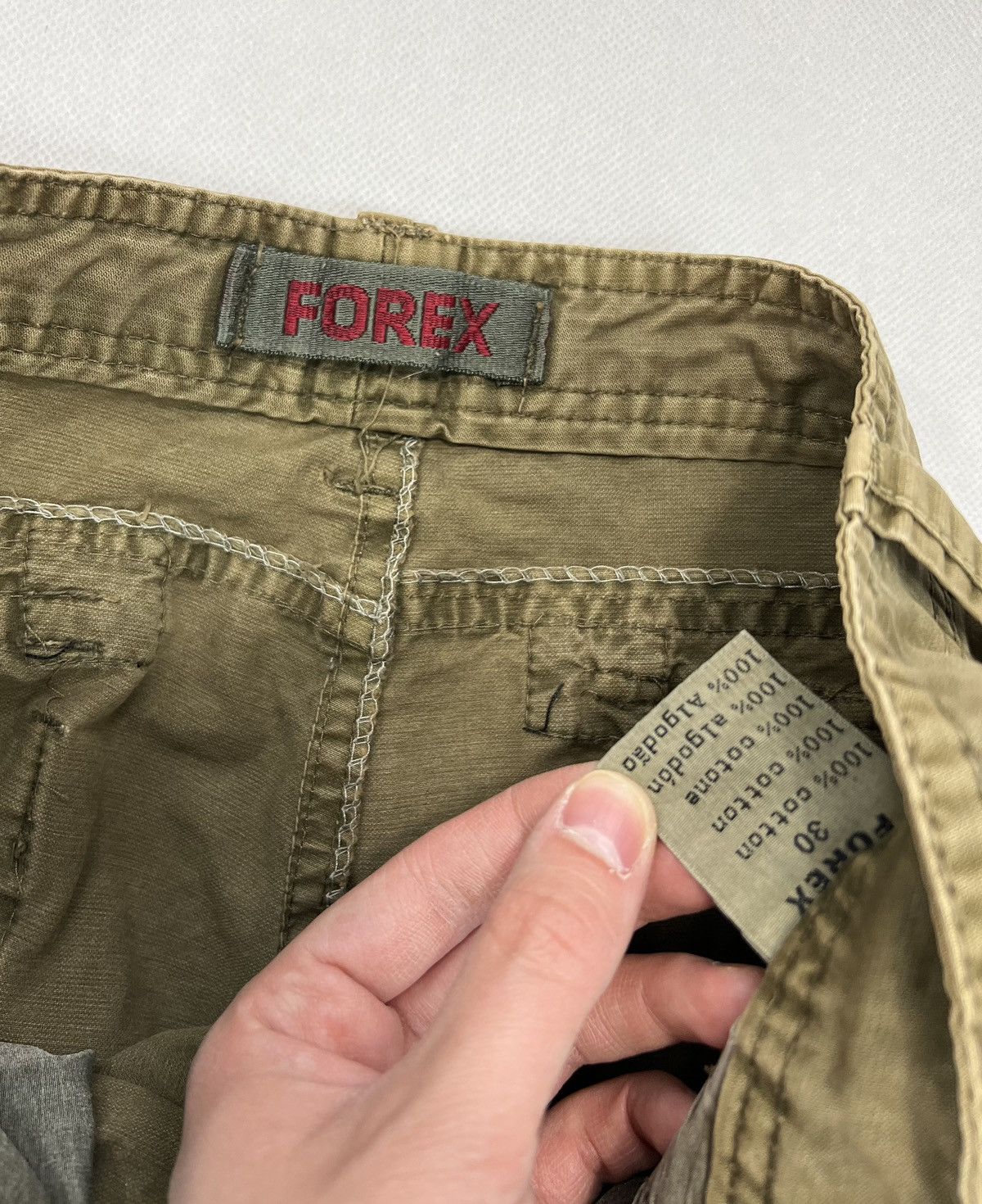 Vintage Cargo Pants Forex Multi Pocket Avant Gardę Vintage Size US 30 / EU 46 - 4 Thumbnail