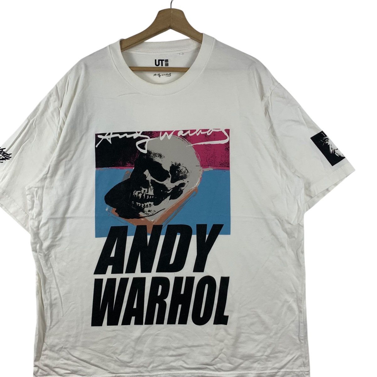 Andy Warhol ANDY WARHOL x UNIQLO Skull Visual Pop Art Illustration Size XL / US 12-14 / IT 48-50 - 3 Thumbnail