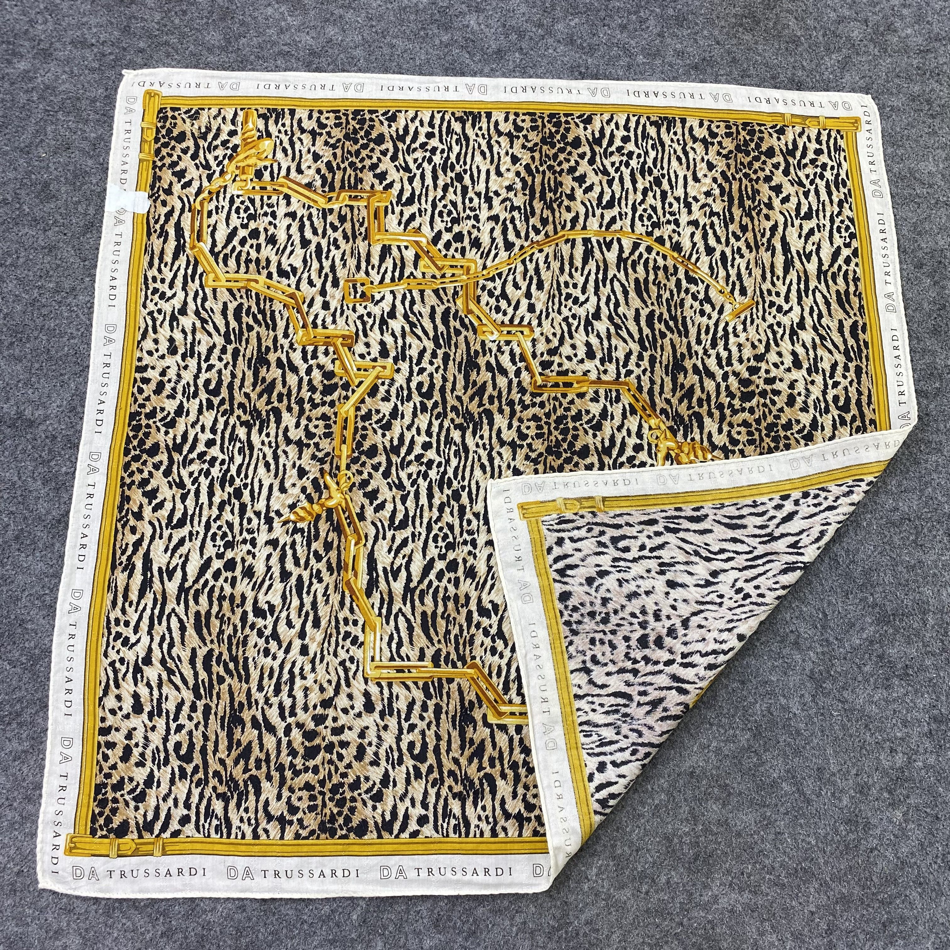 Trussardi Trussardi Handkerchief Neckerchief Bandana-B1680 Size ONE SIZE - 5 Thumbnail