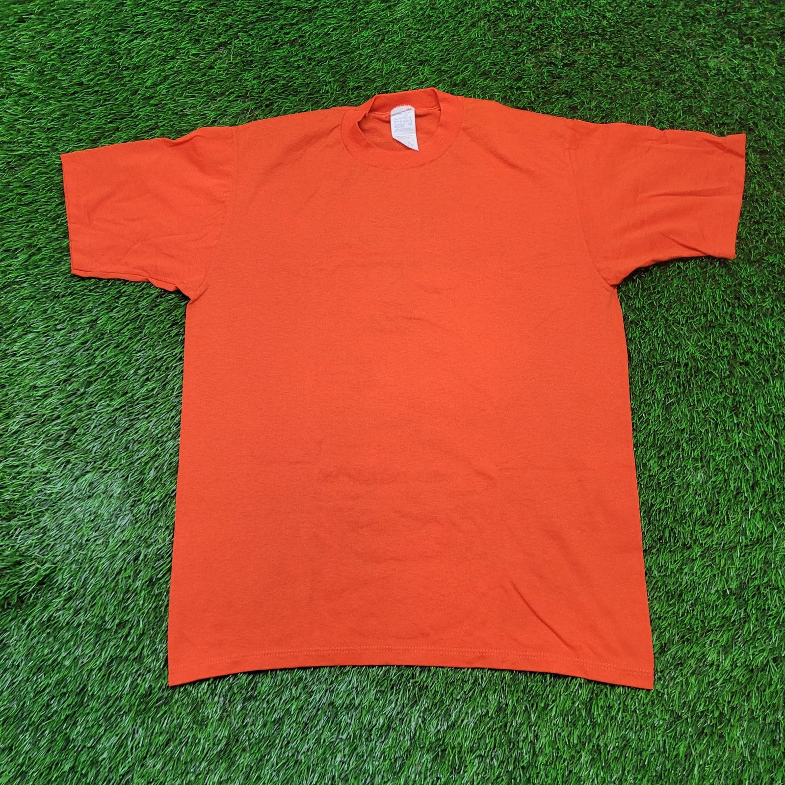 Jerzees VTG 80s Jerzees Blank T-Shirt Mens Large USA Single-Stitch Size US L / EU 52-54 / 3 - 1 Thumbnail