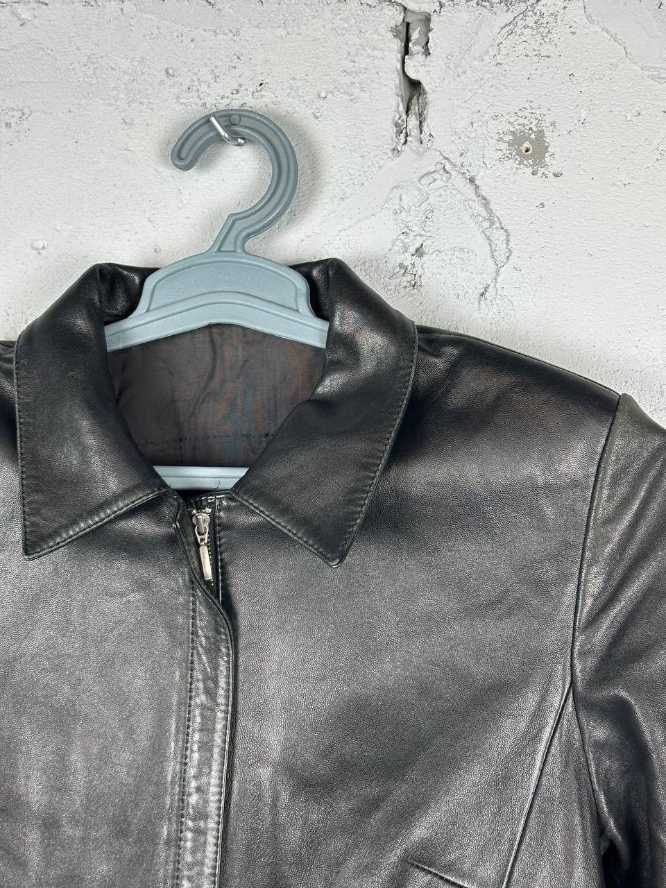 Leather Vintage Avantgarde Biker Cropped Leather Jacket Size US S / EU 44-46 / 1 - 5 Thumbnail