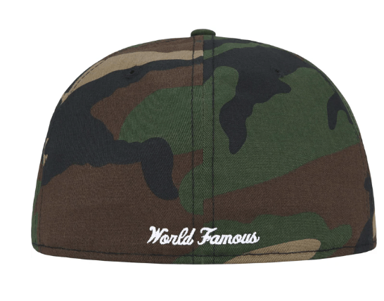New Era × Supreme Supreme Bones Box Logo New Era 59Fifty Cap Camo Size 7 3/4 Size ONE SIZE - 2 Thumbnail