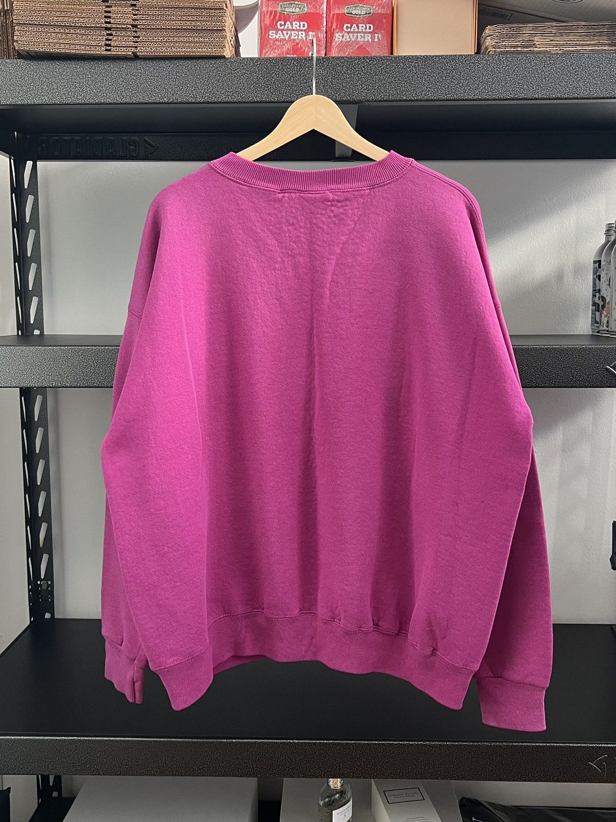 Lee Vintage 90s Lee pink Crewneck Sweatshirt sturdy sweats Size US XL / EU 56 / 4 - 2 Thumbnail