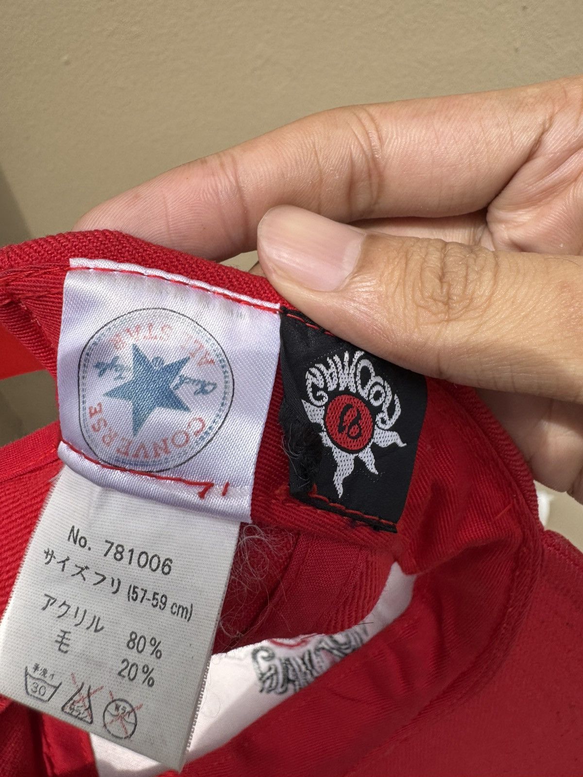 Converse Vintage Dennis Rodman X Converse Hat Cap Size ONE SIZE - 7 Thumbnail