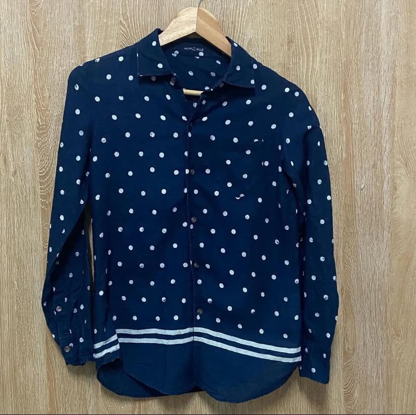 45rpm × Japanese Brand 45rpm Indigo Shirt Size S / US 4 / IT 40 - 1 Thumbnail