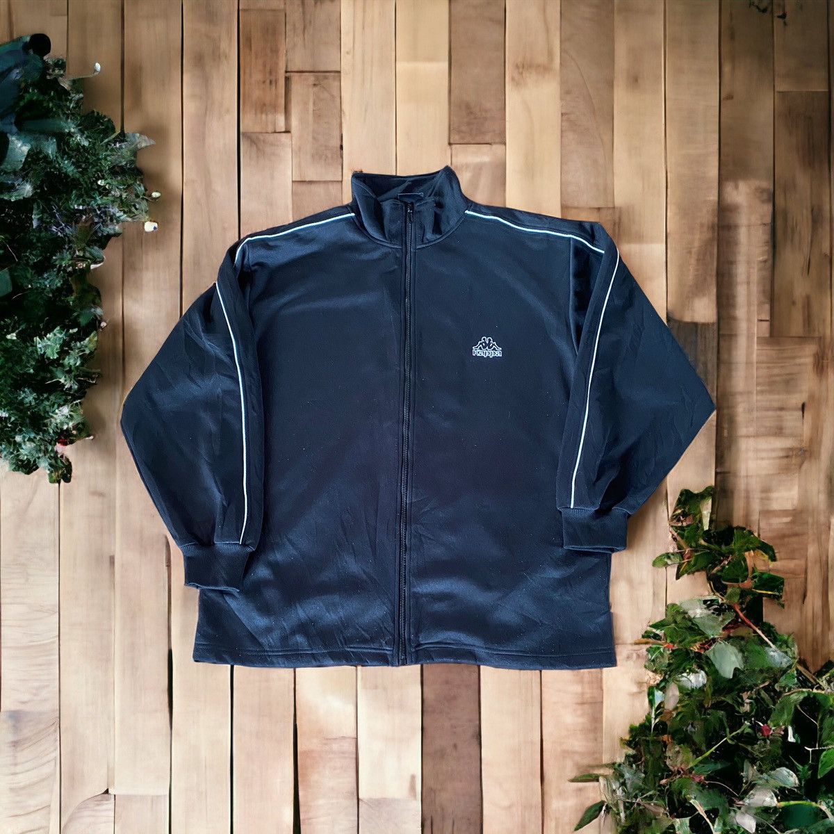 Kappa Vintage Kappa Sweater Jacket Size L Size US L / EU 52-54 / 3 - 1 Thumbnail