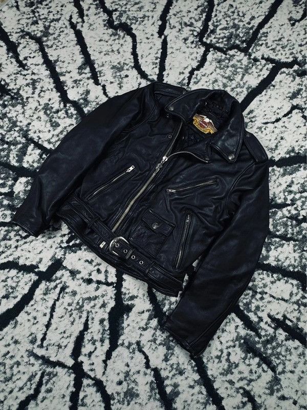 Harley Davidson Harley Davidson leather biker jacket black 40 Size L / US 10 / IT 46 - 2 Thumbnail
