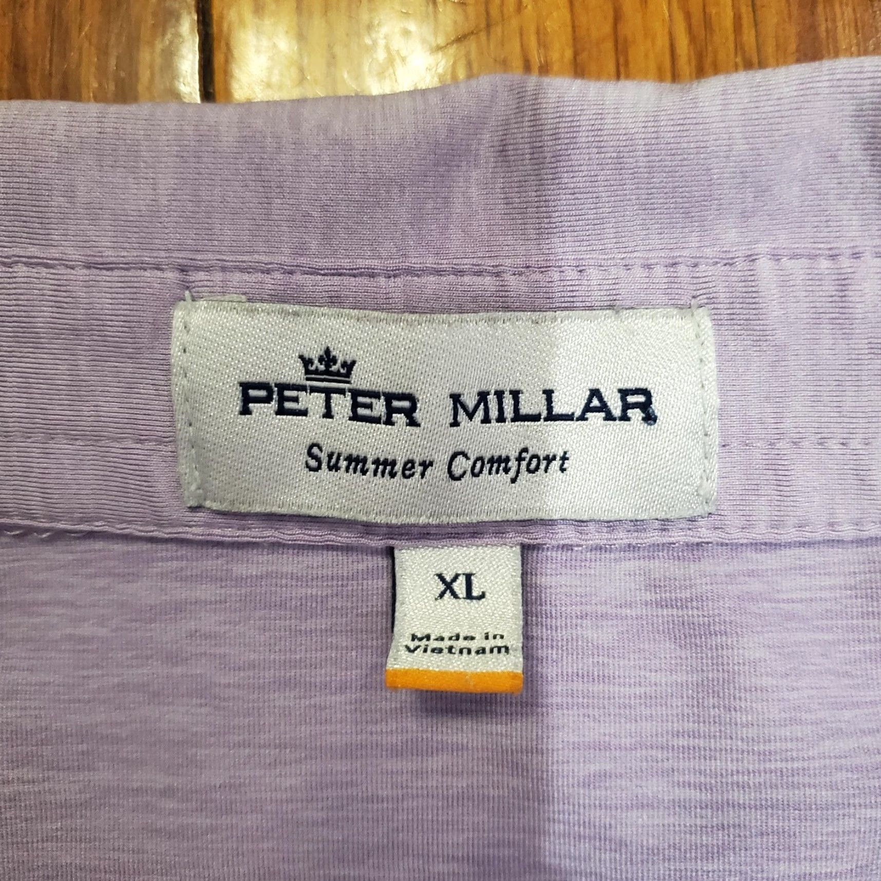 Peter Millar Peter Millar Polo Shirt Mens XL Purple Summer Comfort The Players Club Golf Shirt Mens XL Purple Embroidered Deer Logo Short Sleeve Polo Size US XL / EU 56 / 4 - 4 Thumbnail