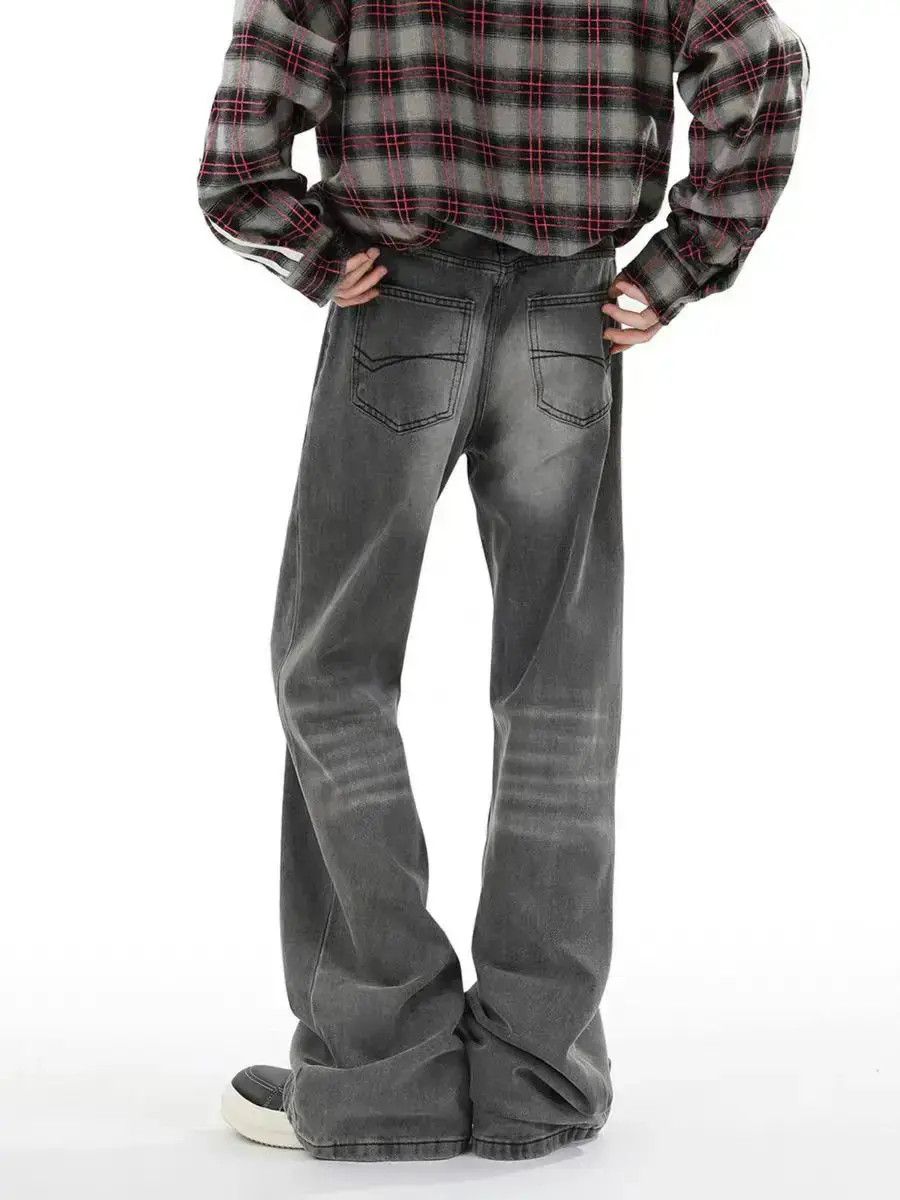 Japanese Brand High Street Y2K Vintage Hip Hop Micro Flare Jeans Size US 32 / EU 48 - 6 Thumbnail