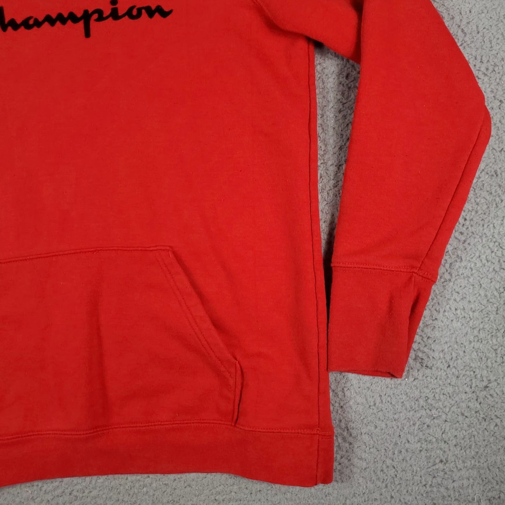 Champion Champion Red Hoodie Pullover Sweatshirt Adult Small Long Sleeve Fleece Logo Sports Unisex Size US S / EU 44-46 / 1 - 5 Thumbnail