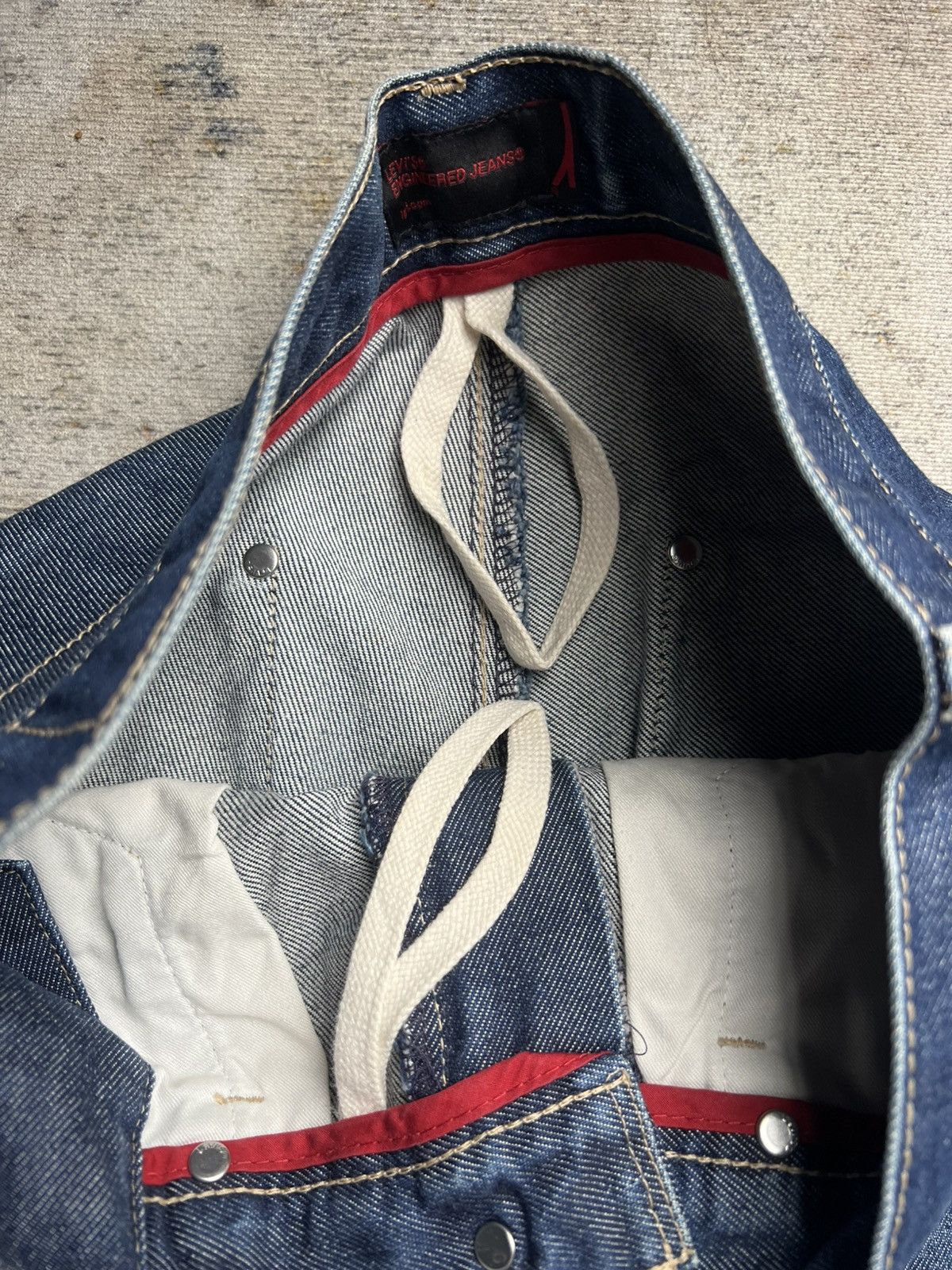 Levi's Levis Engineered Twisted Washed Jeans Size US 28 / EU 44 - 6 Thumbnail