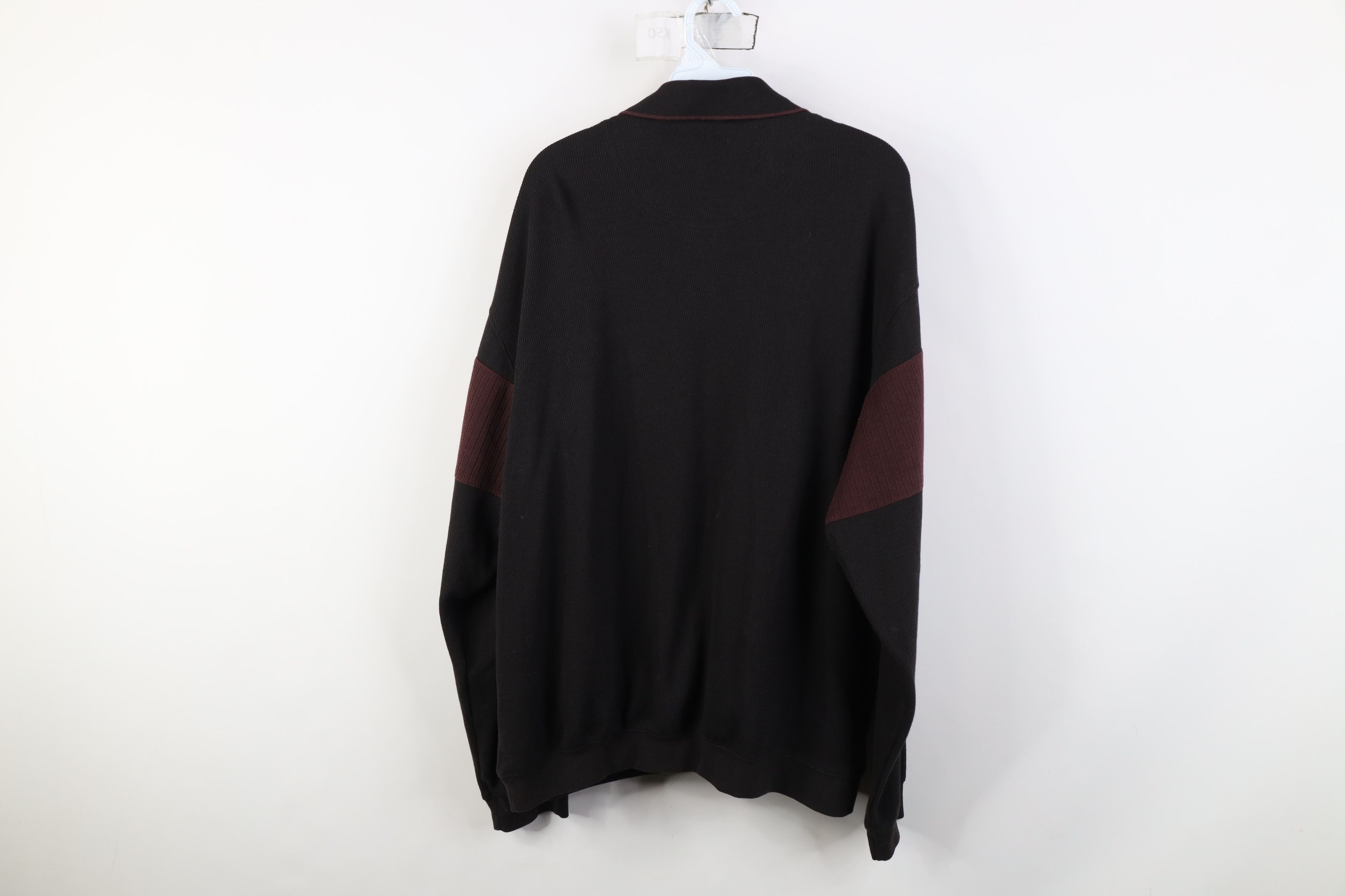 Vintage Vintage 90s Y2K Streetwear Thermal Knit Pullover Polo Shirt Size US XL / EU 56 / 4 - 10 Thumbnail