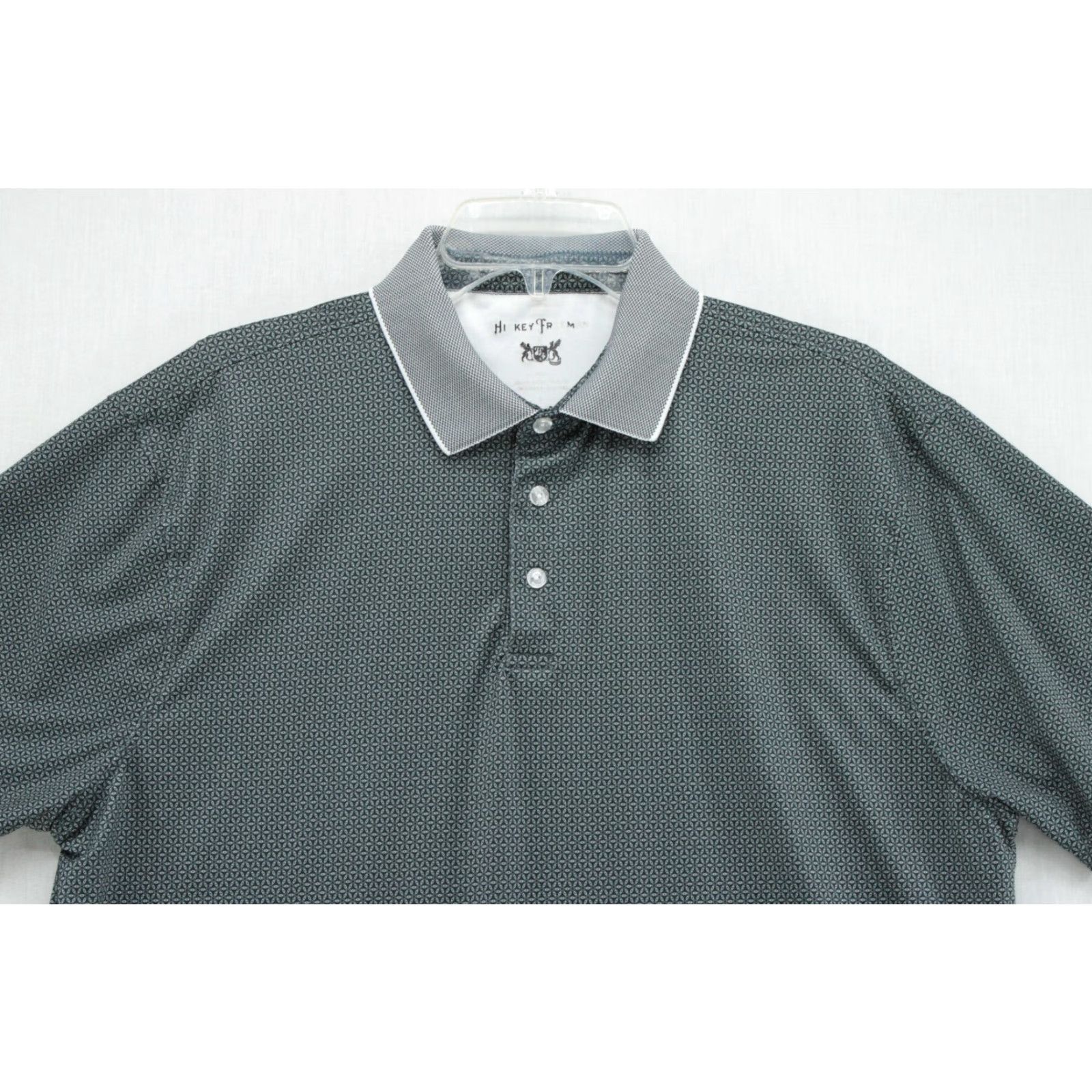 Vintage Hickey Freeman Polo Shirt Men's Large Black Golf Office Casual Preppy Size US L / EU 52-54 / 3 - 2 Thumbnail