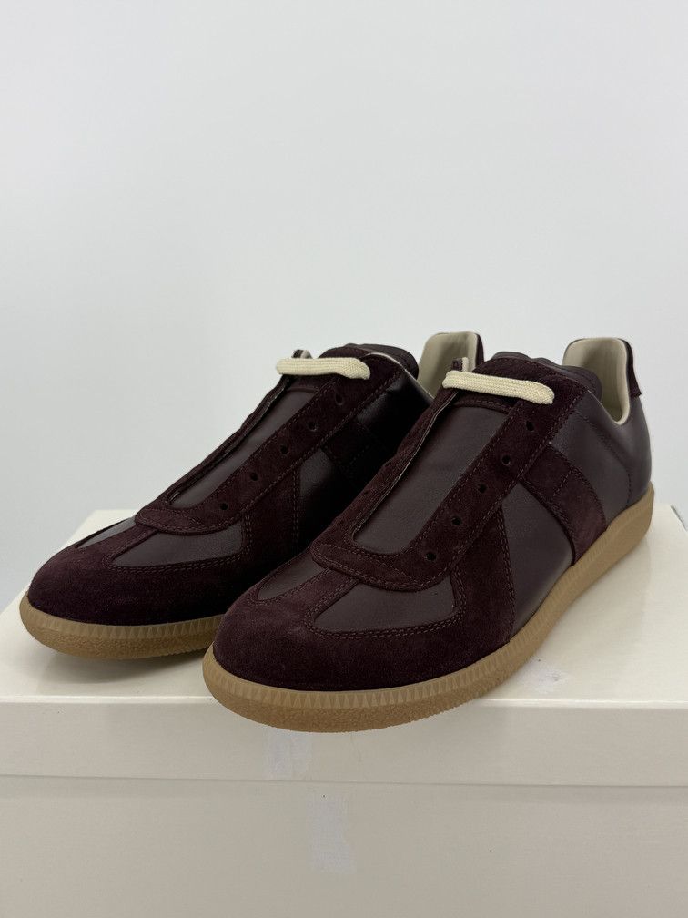 Maison Margiela GAT Low Burgundy Purple Size US 9 / EU 42 - 3 Thumbnail