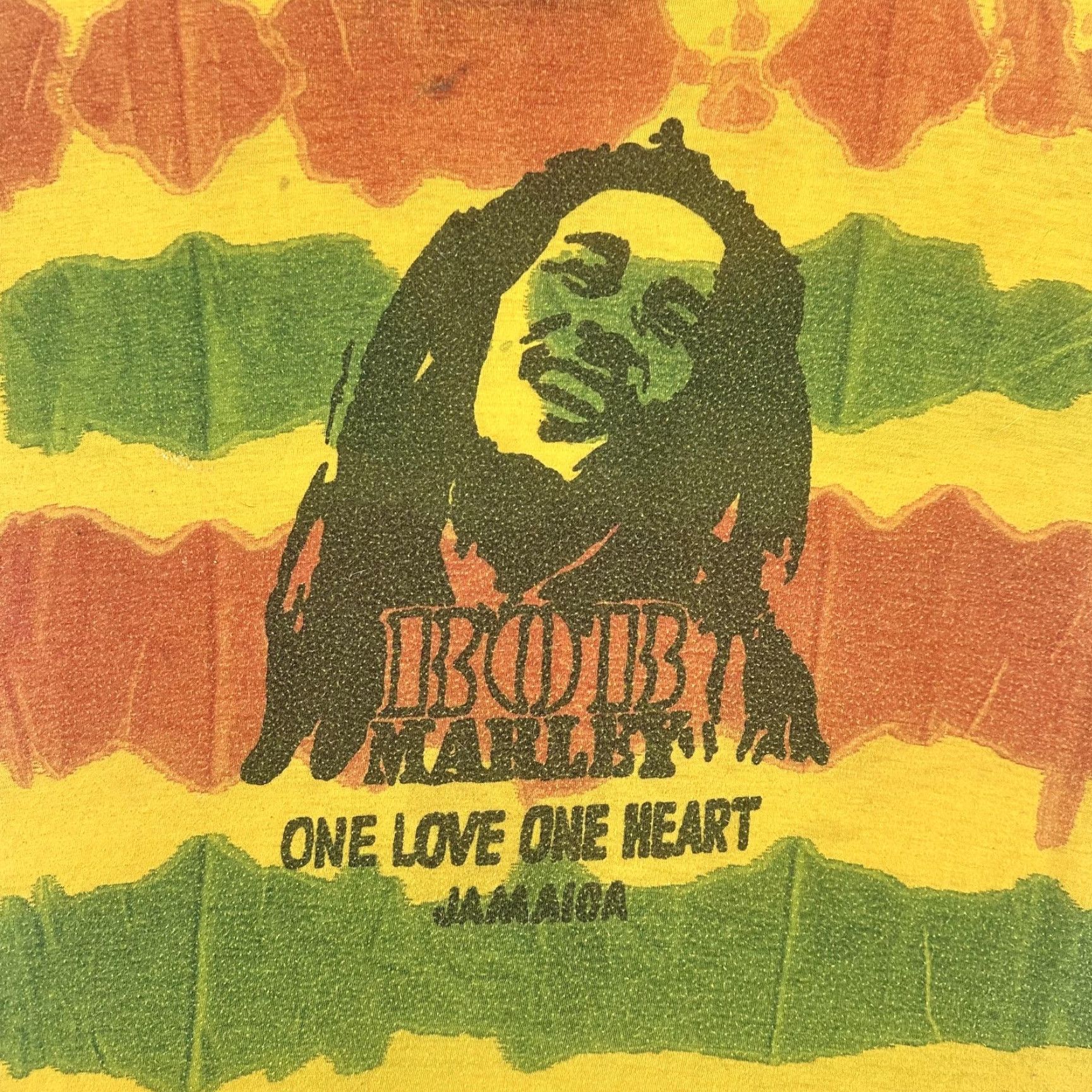 Vintage Bob Marley Shirt Mens Medium Tie Dye Reggae Jamaica Rasta One Love Graphic Tee Size US M / EU 48-50 / 2 - 4 Thumbnail