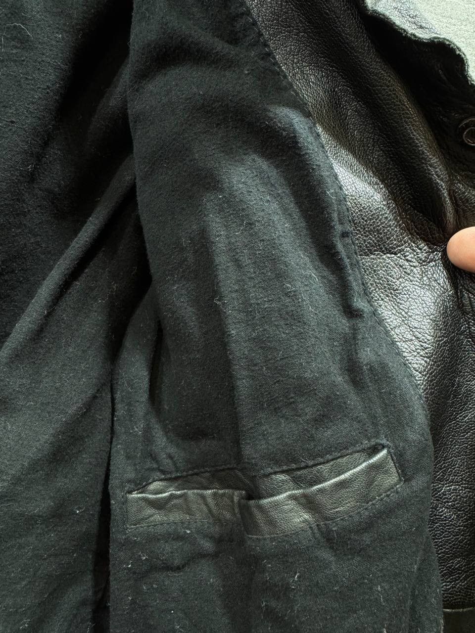 Allsaints Allsaints Postnoon Leather Button Up Shirt Jacket Size L Size US L / EU 52-54 / 3 - 21 Thumbnail