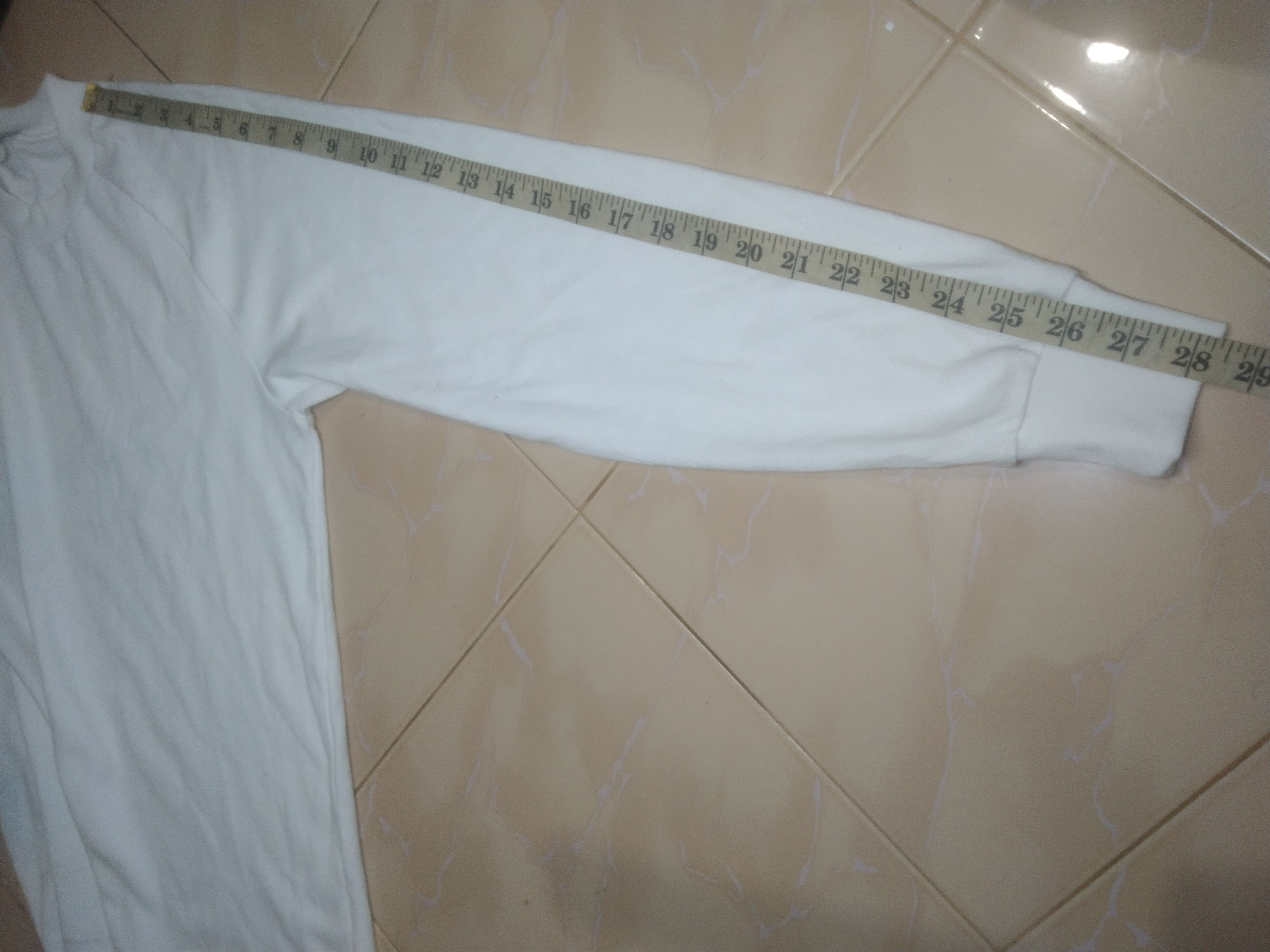 Asics × Vintage Vintage 80's asics long sleeve blank white tee Size US M / EU 48-50 / 2 - 8 Thumbnail