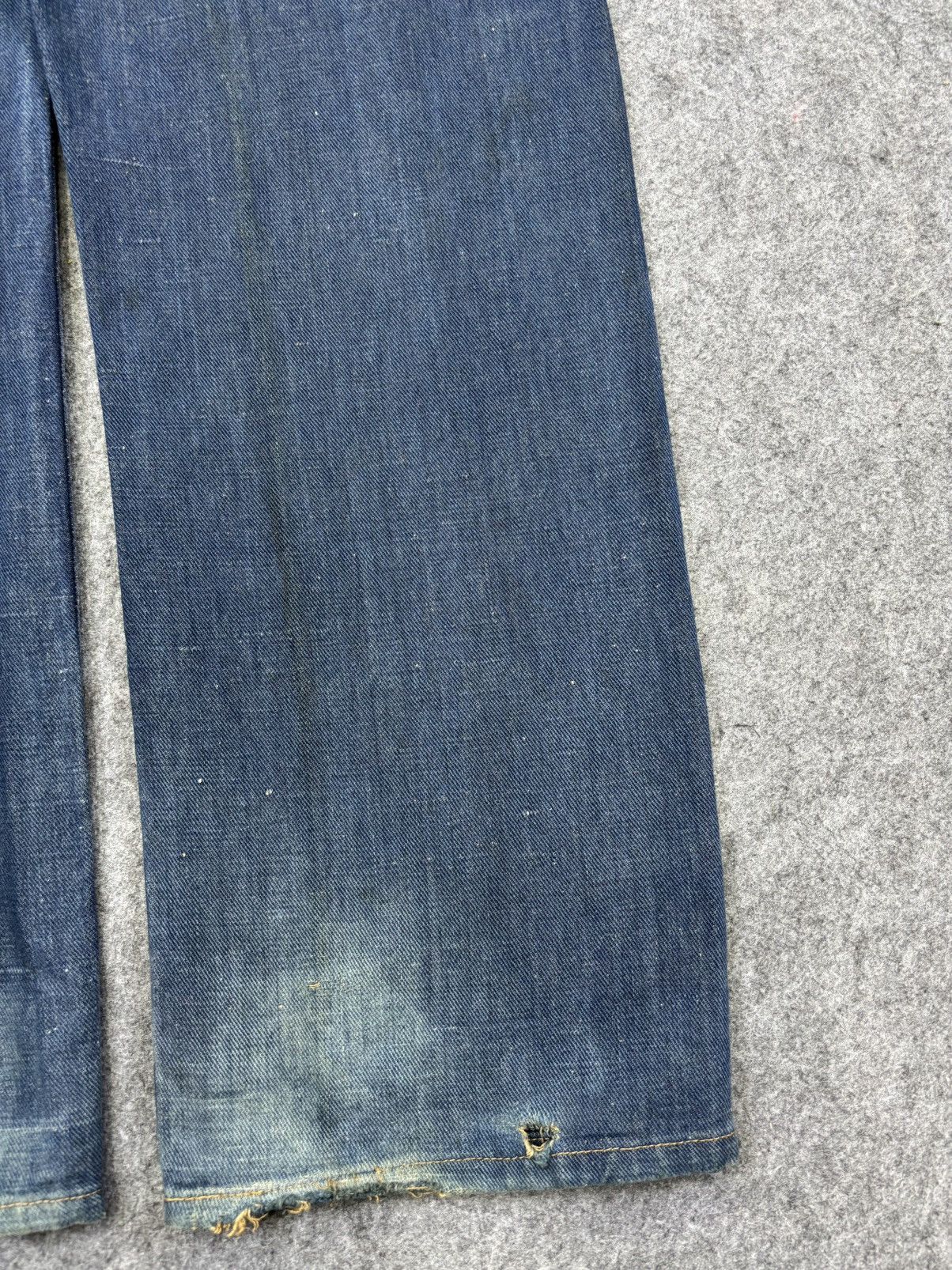 Edwin Vintage Wide Edwin 505 Green Selvedge Denim F800 Size US 31 - 9 Thumbnail