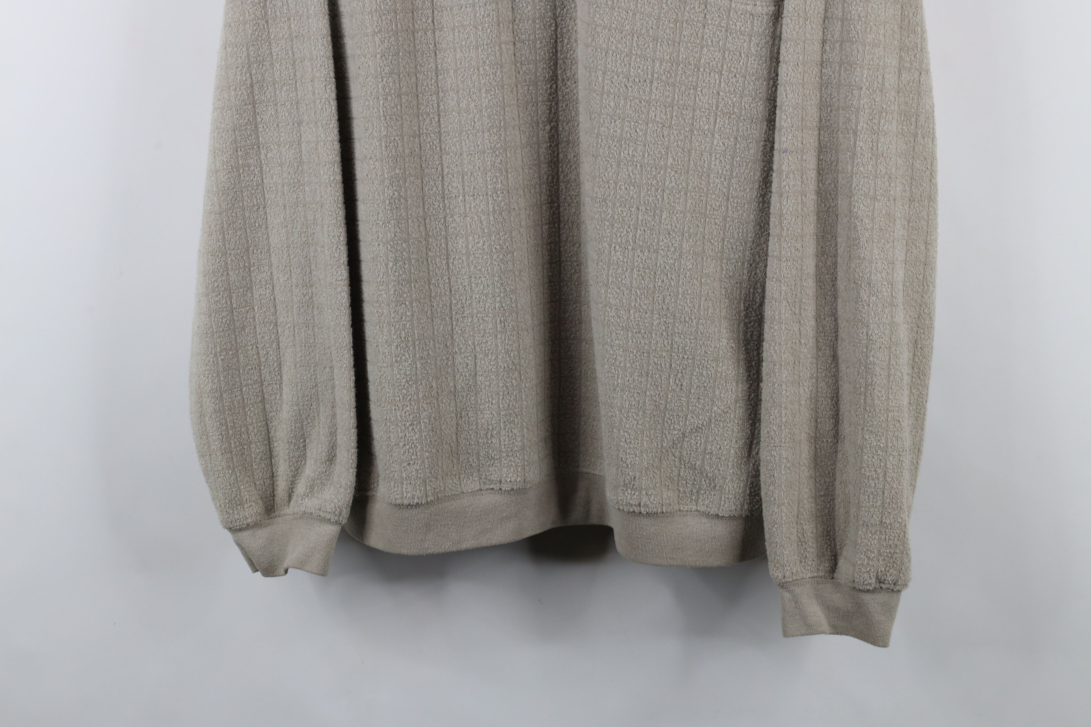 Vintage Vintage 90s Streetwear Fleece Collared Pullover Sweater Size US XL / EU 56 / 4 - 3 Thumbnail