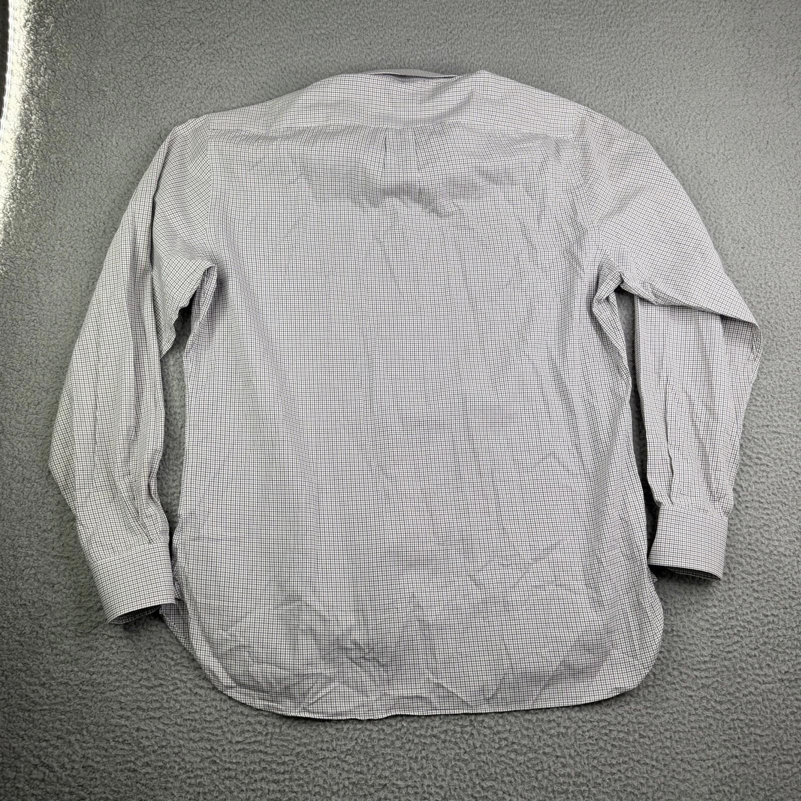 Other Boggi Milano Mens XL Shirt Blue White Long Sleeve 43/17 Size US XL / EU 56 / 4 - 11 Thumbnail
