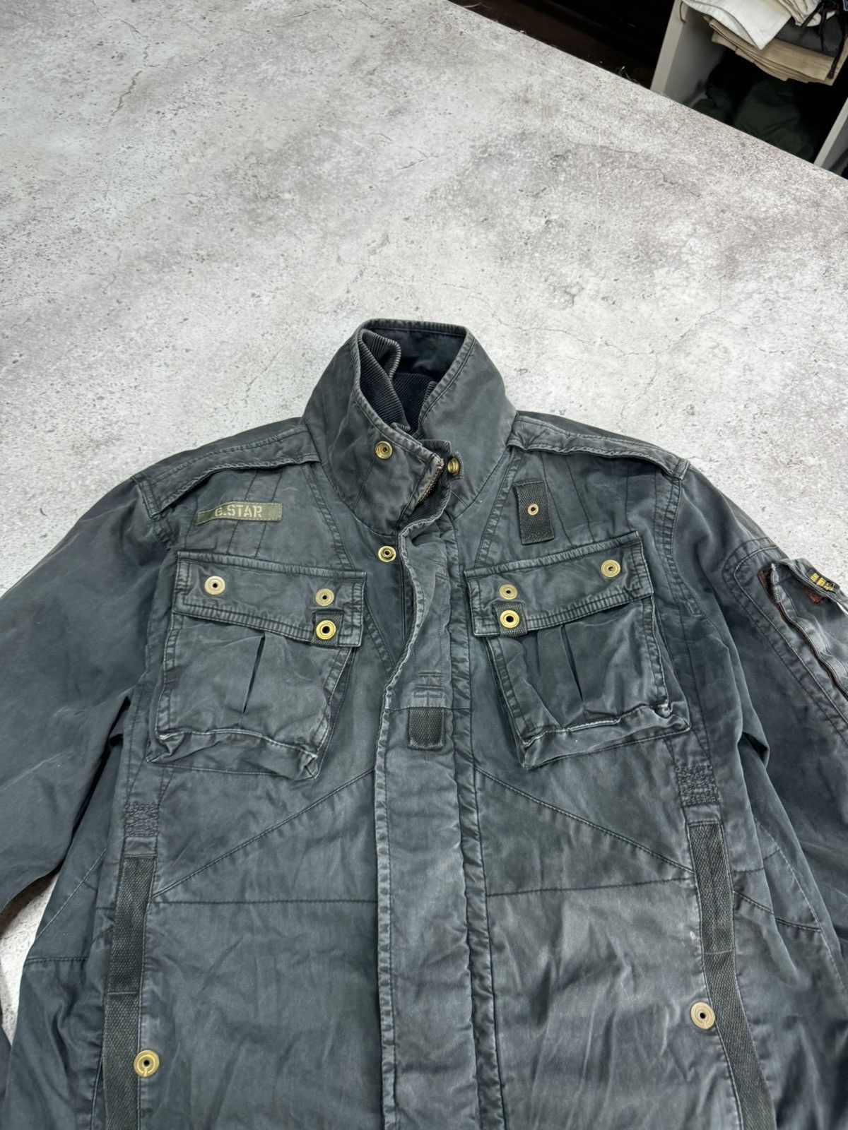G-Star Vintage Faded Balenciaga Junya Watanabe Style Jacket Size US M / EU 48-50 / 2 - 2 Thumbnail