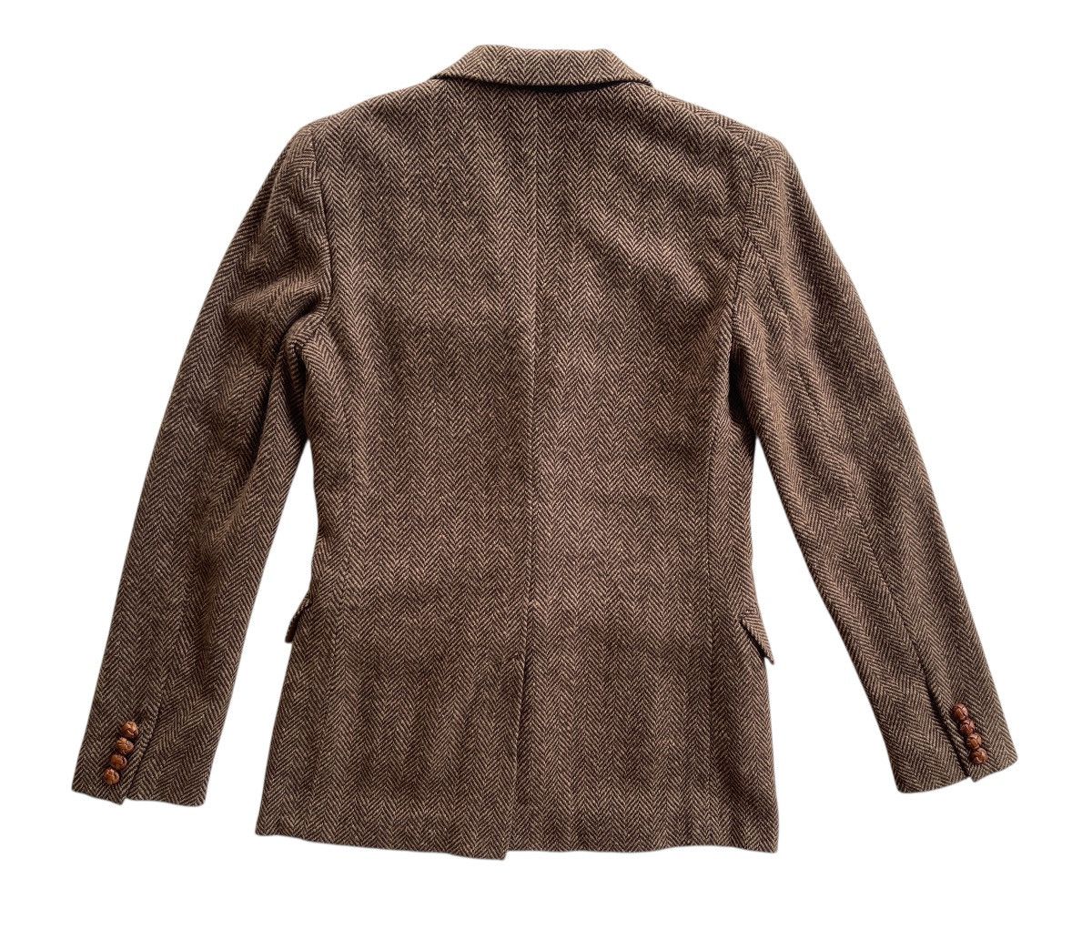 Polo Ralph Lauren RL67 Herringbone Wool Casual Coat Size M / US 6-8 / IT 42-44 - 3 Thumbnail