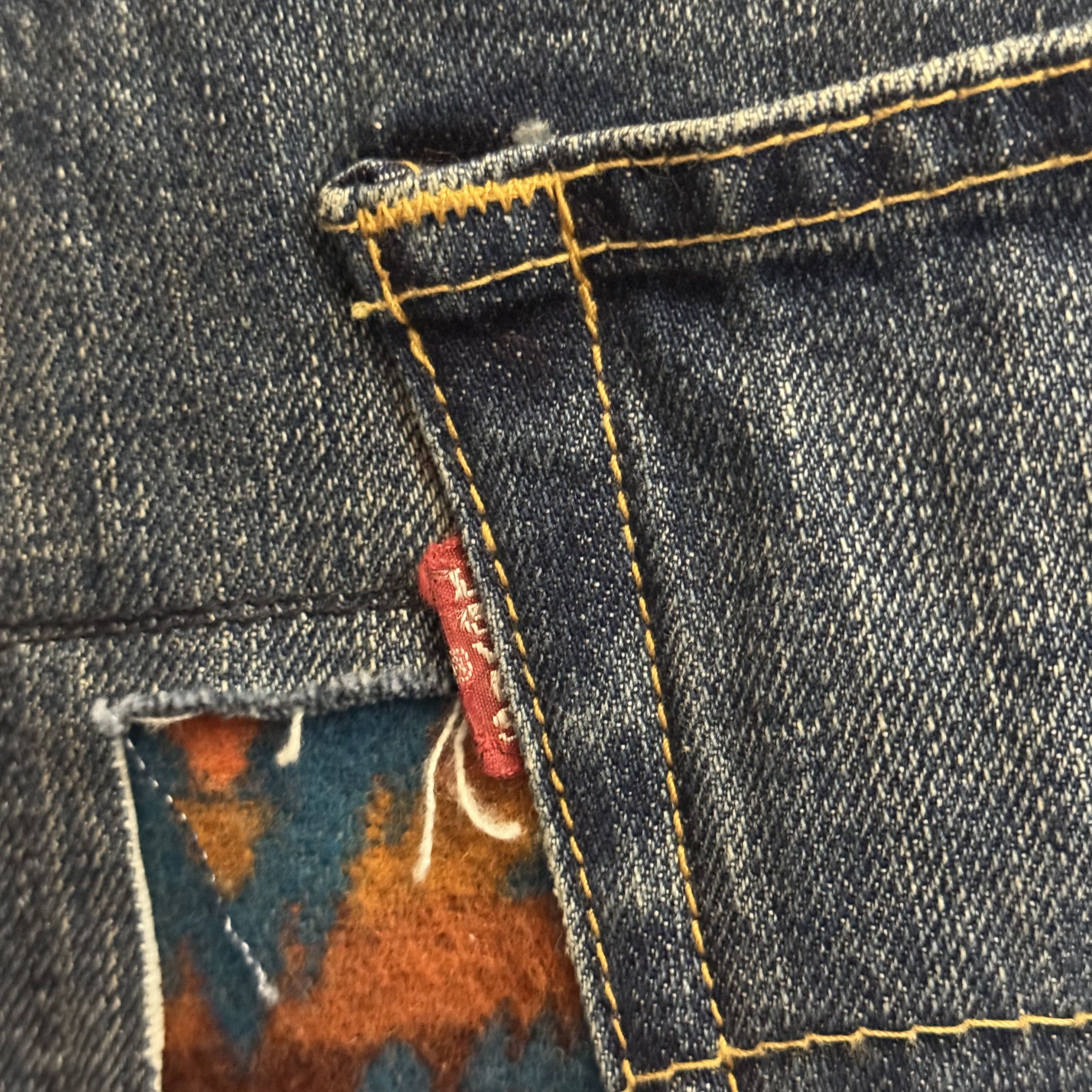 Junya Watanabe × Levi's × Pendleton Junya Watanabe Comme CDG Levi’s Pendleton Patchwork Denim Size US 34 / EU 50 - 6 Thumbnail