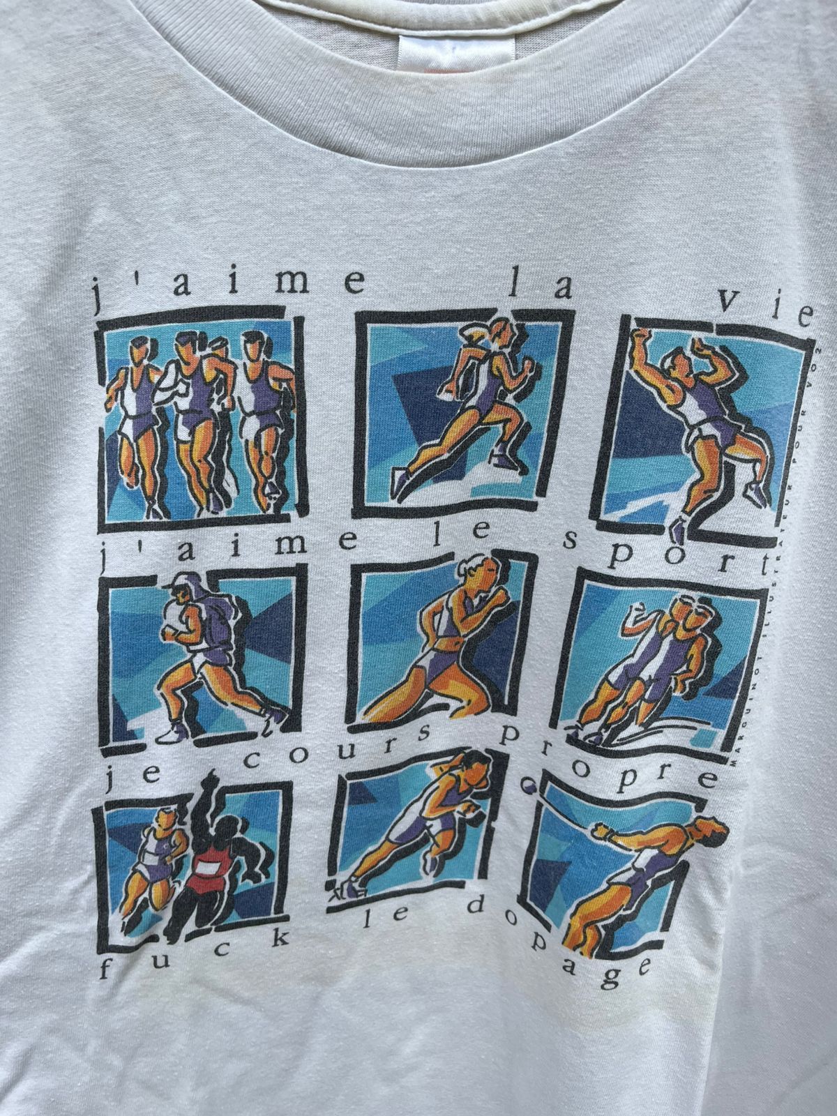 Vintage vintage VO2 magazine dopping awareness olympics tee tshirt Size US L / EU 52-54 / 3 - 3 Thumbnail