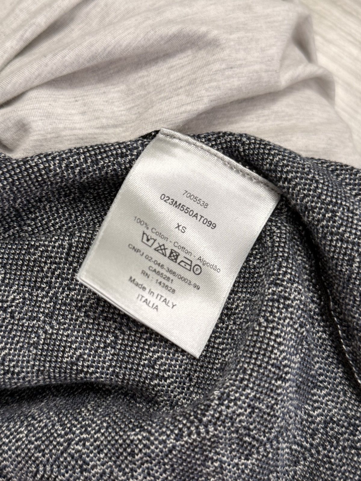 Dior Dior Oblique Jacquard Cotton Knit Shirt Size US XS / EU 42 / 0 - 2 Thumbnail