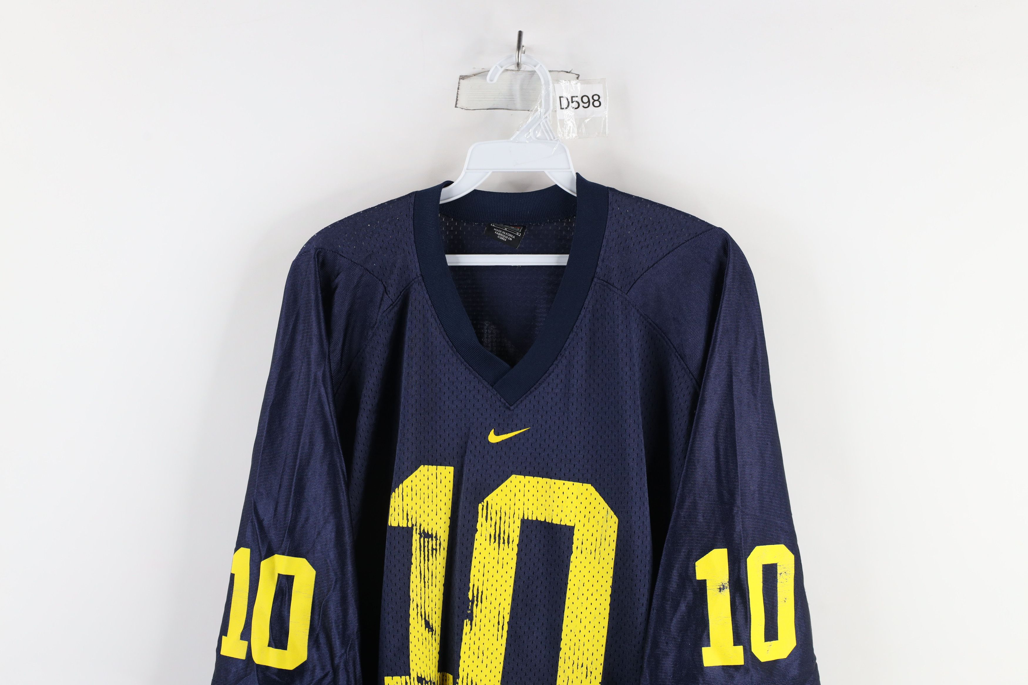 Nike × Vintage Vintage Nike Brady University of Michigan Football Jersey Size US L / EU 52-54 / 3 - 2 Thumbnail