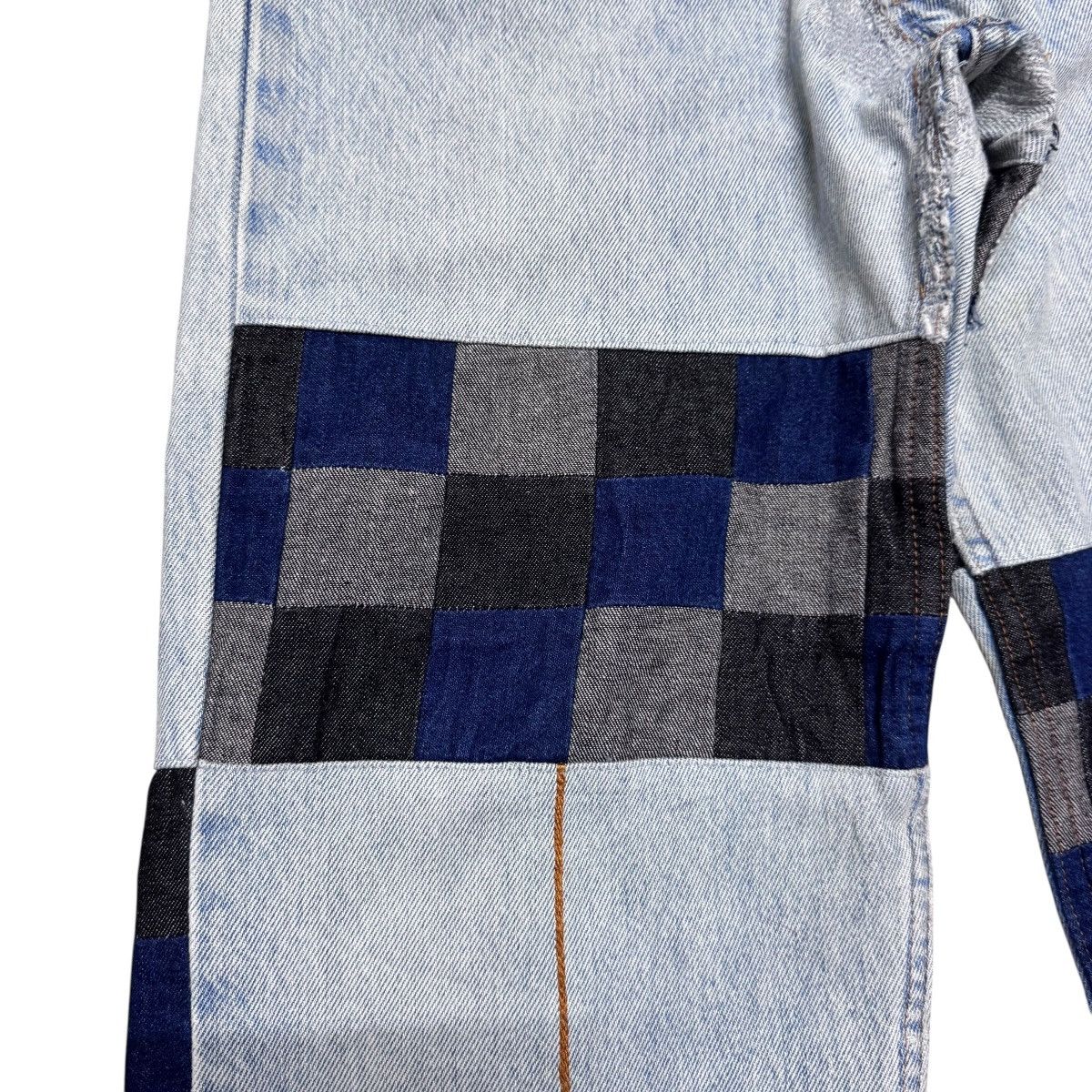Japanese Brand Vintage Levis 501 Patchwork Jeans Remake By Kalimera Size US 31 - 6 Thumbnail