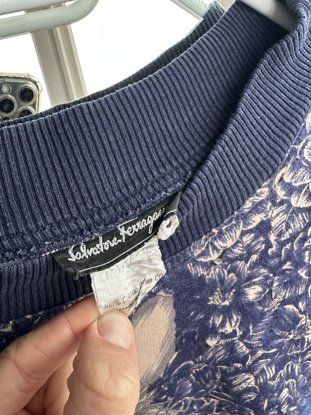 Salvatore Ferragamo Vintage Salvatore Ferragamo Lion Botanical Print Rare 80s Size US M / EU 48-50 / 2 - 7 Thumbnail