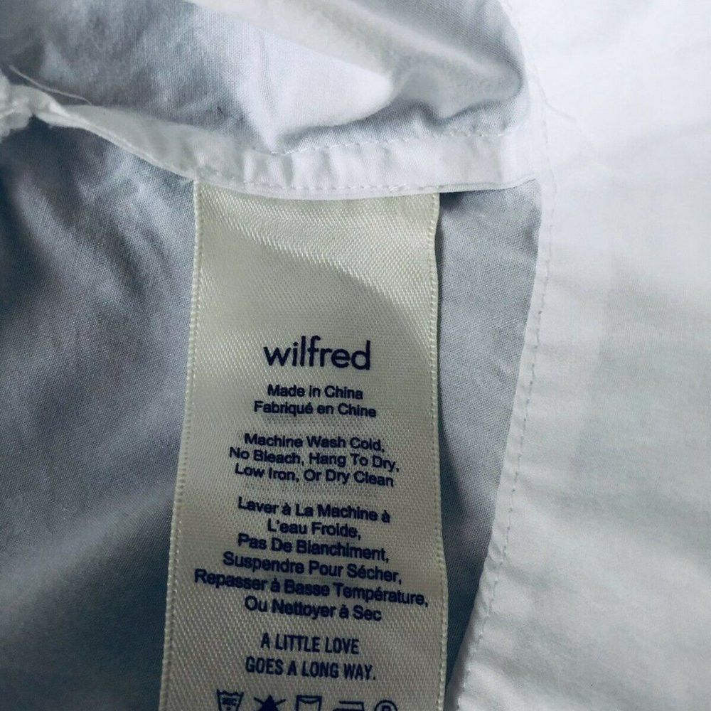 Other Wilfred Artizia Cropped Cotton White Top Size S Size S / US 4 / IT 40 - 9 Thumbnail