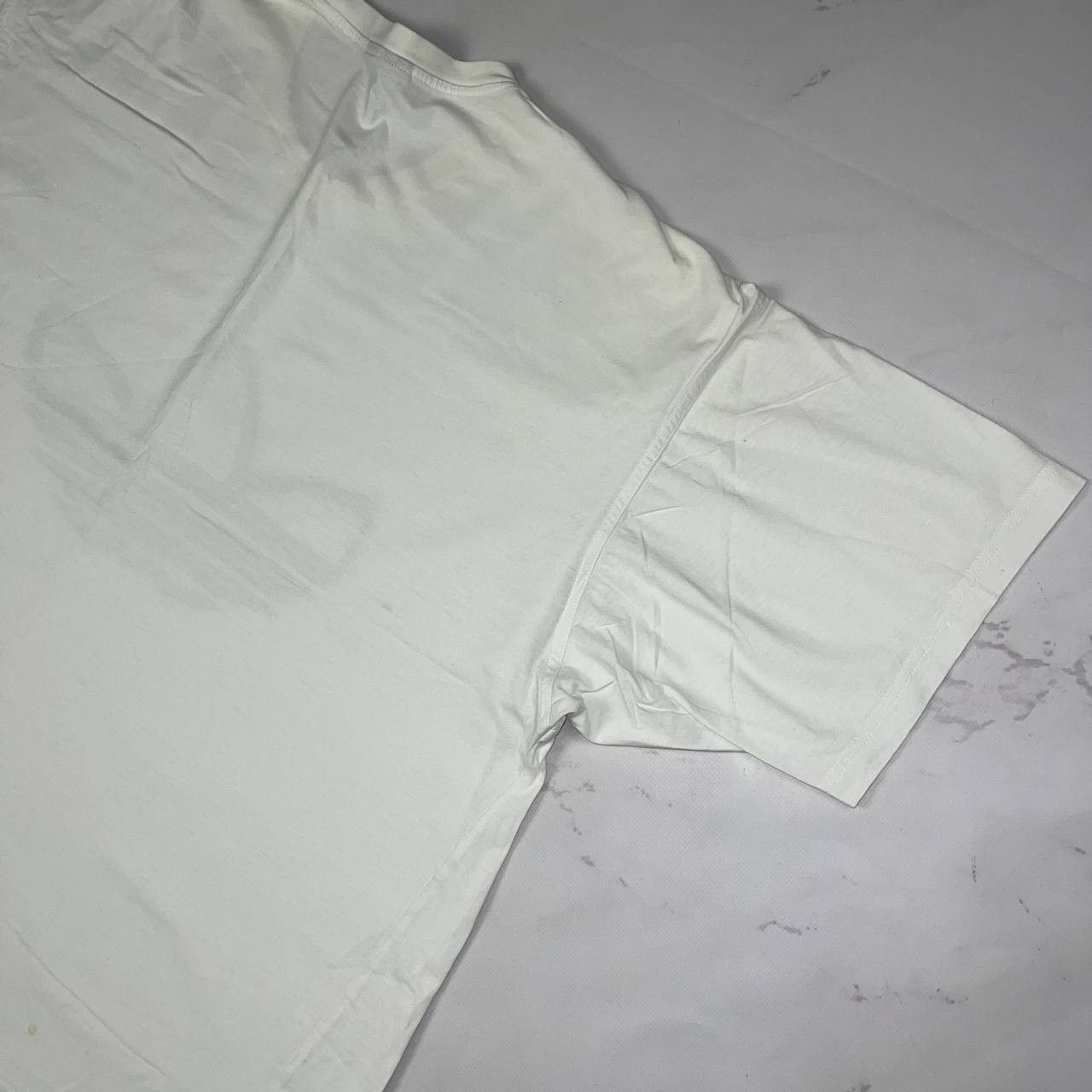 Adidas Adidas Vintage Adidas y2k big logo T Shirt 90's Sz XL White Size US XL / EU 56 / 4 - 14 Thumbnail