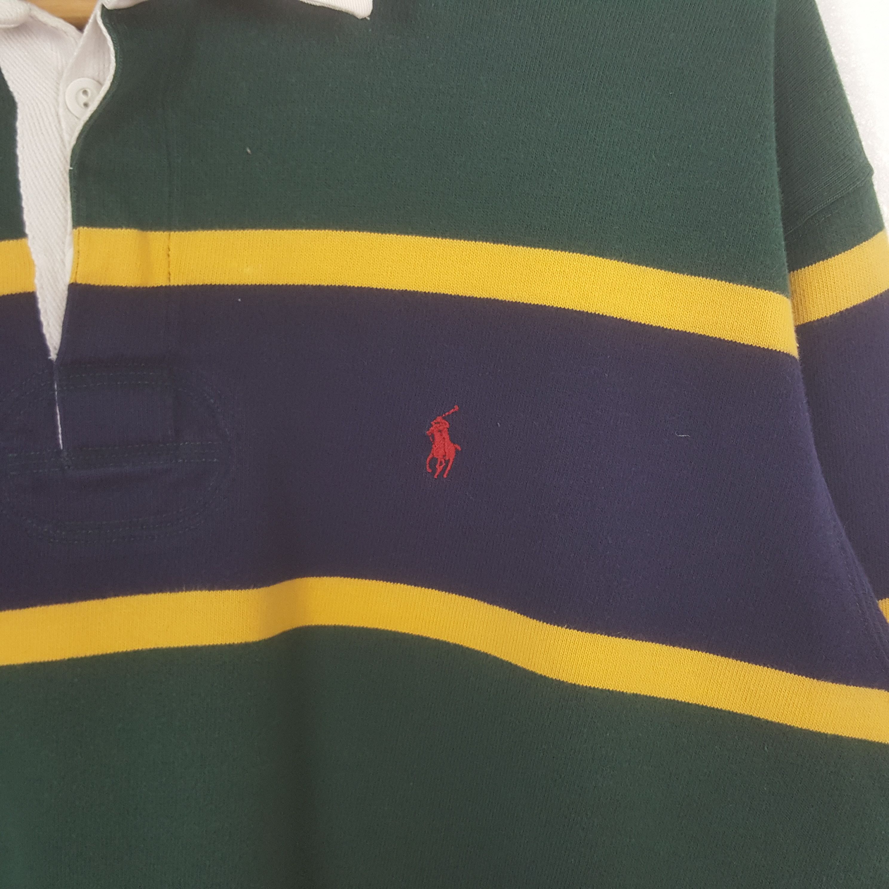 Polo Ralph Lauren Vintage Polo Ralph Laurent American Rugby Polos C312N50 Size US XL / EU 56 / 4 - 2 Thumbnail