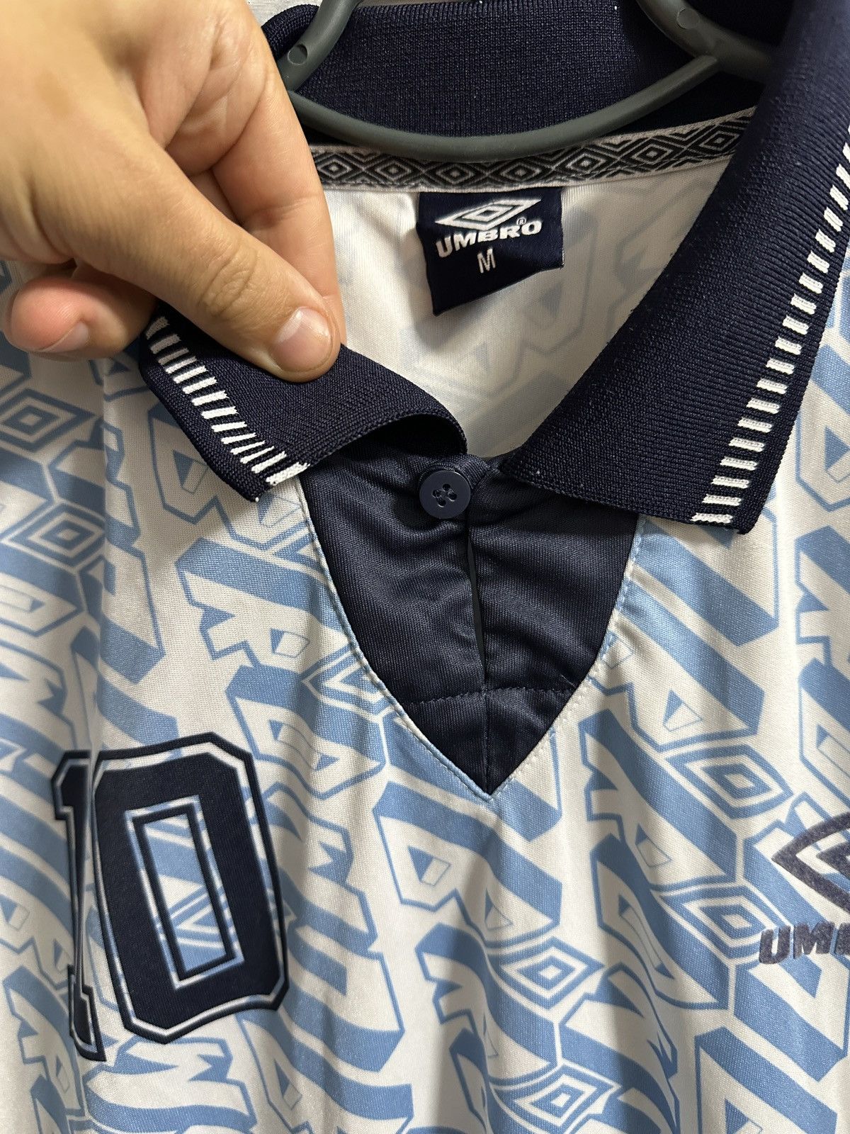 Umbro Rare Vintage Soccer Monogram Jersey Umbro 10 Size US M / EU 48-50 / 2 - 6 Thumbnail