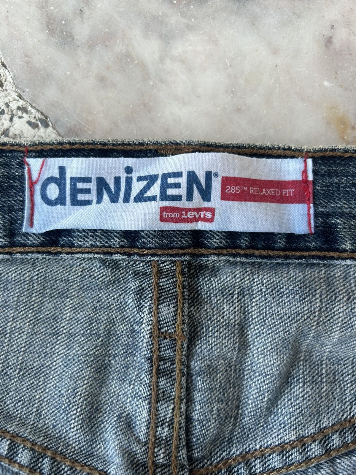 Levi's denizen Levis 285 Relaxed Fit Distress Denim Size US 33 - 8 Thumbnail