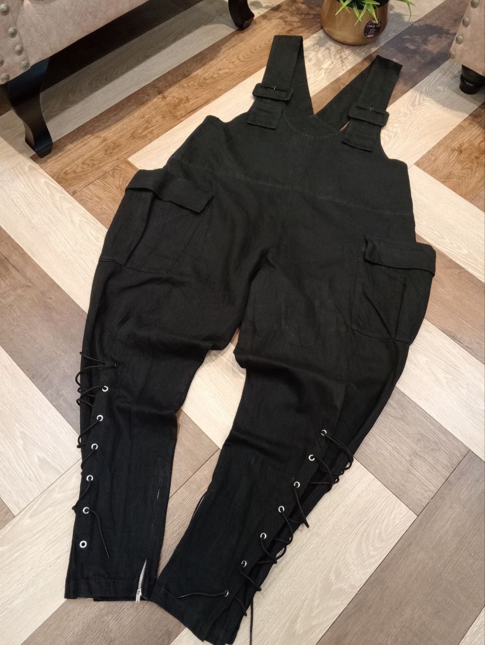 Limi Feu LIMI FEU YOHJI YAMAMOTO LACE UP BALLOON OVERALL SIZE S Size 26" / US 2 / IT 38 - 2 Thumbnail