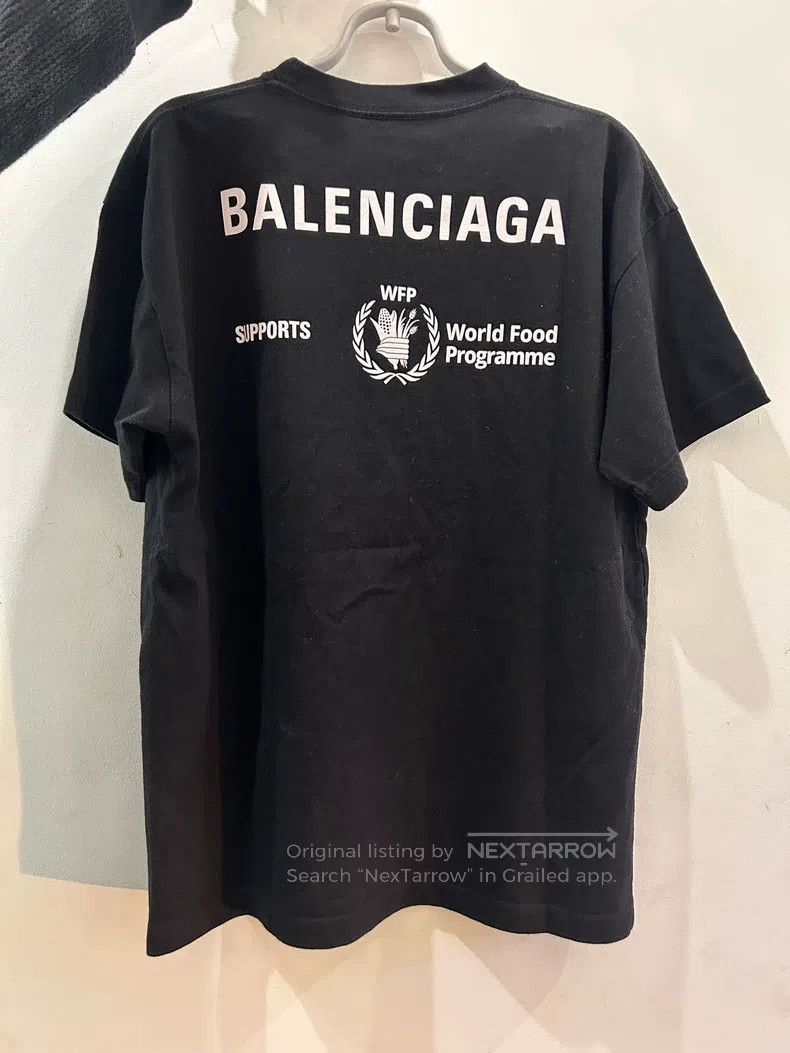 Balenciaga Balenciaga Wheat logo black short-sleeve T-shirt Size US S / EU 44-46 / 1 - 2 Thumbnail