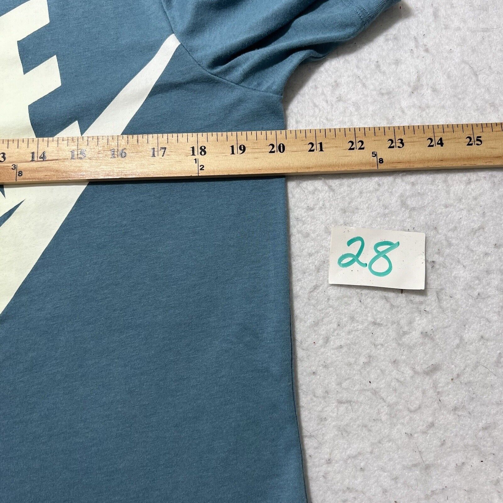 Nike Nike Medium T Shirt Teal Blue Swoosh Logo Crewneck Tee Size M / US 6-8 / IT 42-44 - 8 Thumbnail