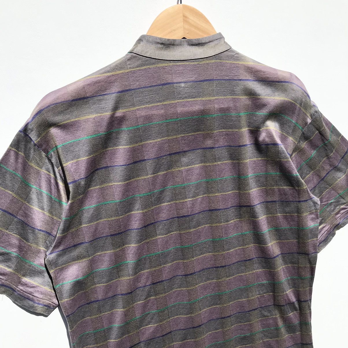 Vintage × Yves Saint Laurent Vintage Yves Saint Laurent Tricots Tee YSL Stripe Luxury Size US M / EU 48-50 / 2 - 8 Thumbnail