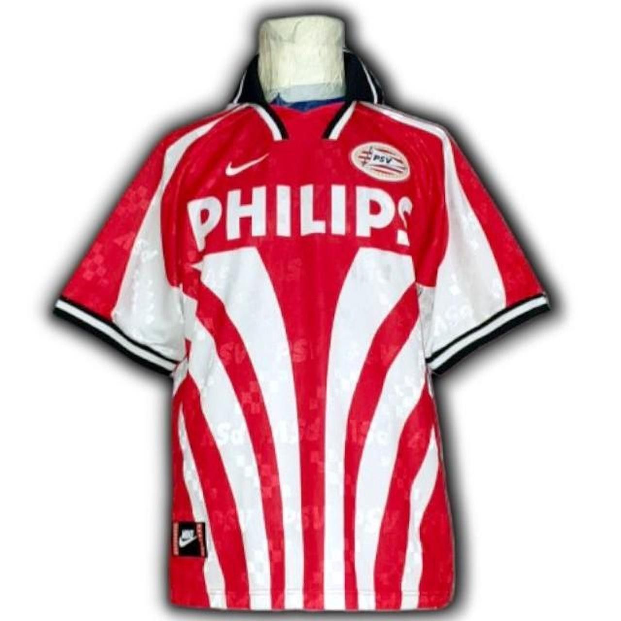 Nike Psv Eindhoven Netherlands 1996 1997 Home Shirt Jersey Size US L / EU 52-54 / 3 - 4 Thumbnail