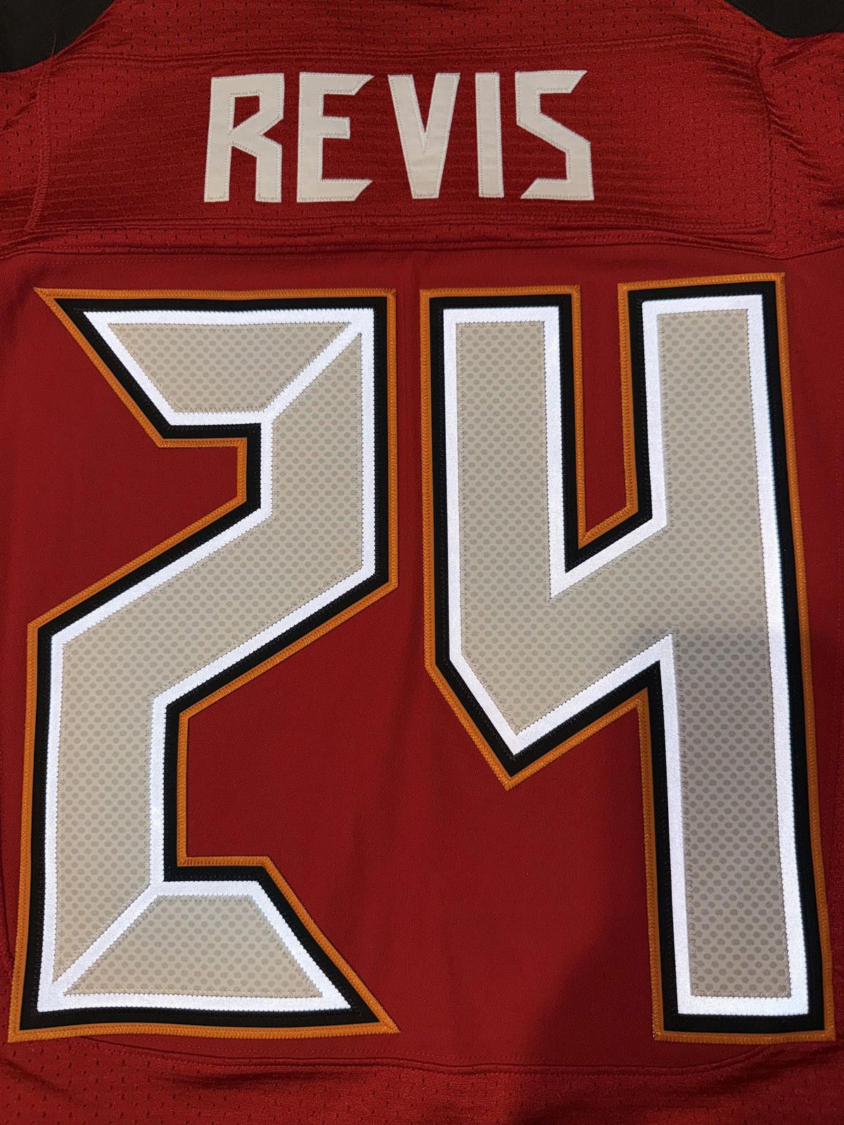 Nike 2014 Nike Men’s Tempa Bay Buccaneers Darrelle Revis Vapor Home Jersey Size US XL / EU 56 / 4 - 9 Thumbnail
