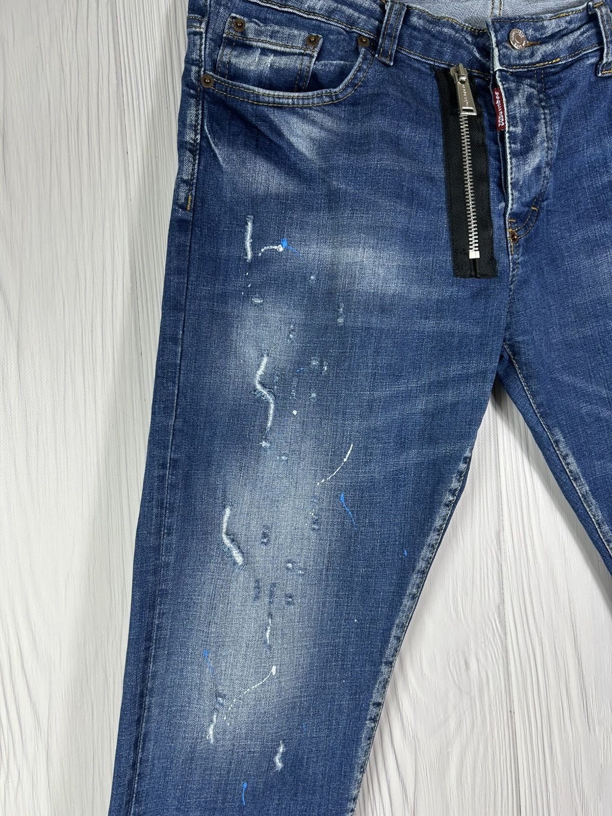 Dsquared2 Dsquared2 Milano Italy Distressed Denim Jeans Pants Size 52 Size US 36 / EU 52 - 5 Thumbnail