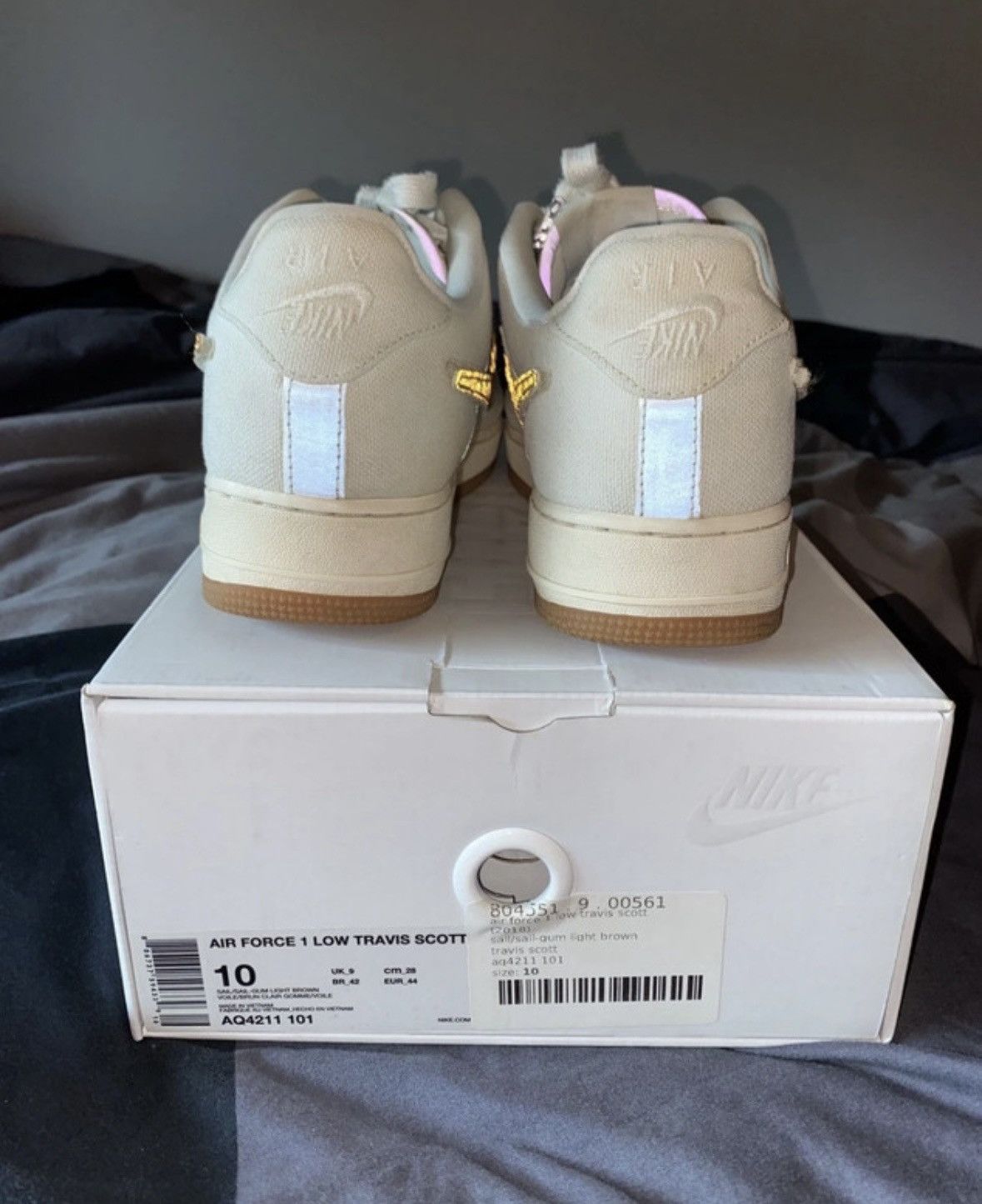 Nike × Travis Scott Travis scott x nike air force 1 sail 2018 Size US 10 / EU 43 - 4 Thumbnail